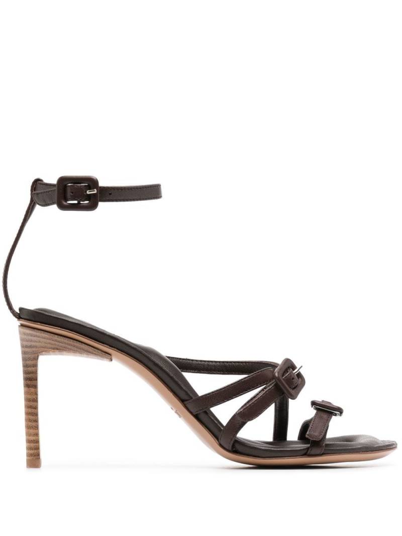 Jacquemus Camargue 90mm sandals - Brown von Jacquemus