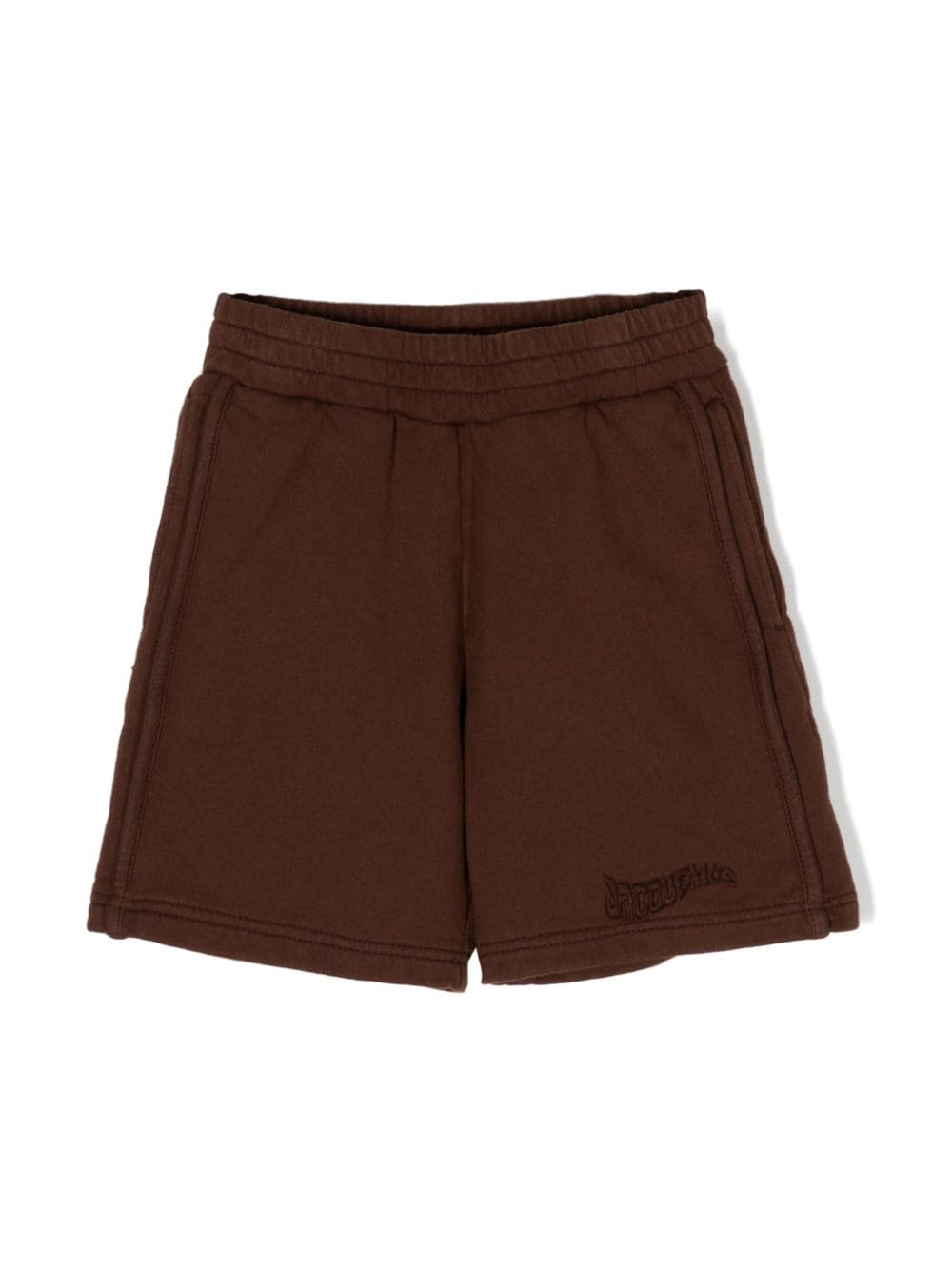 Jacquemus Camargue logo-embroidered track shorts - Brown von Jacquemus