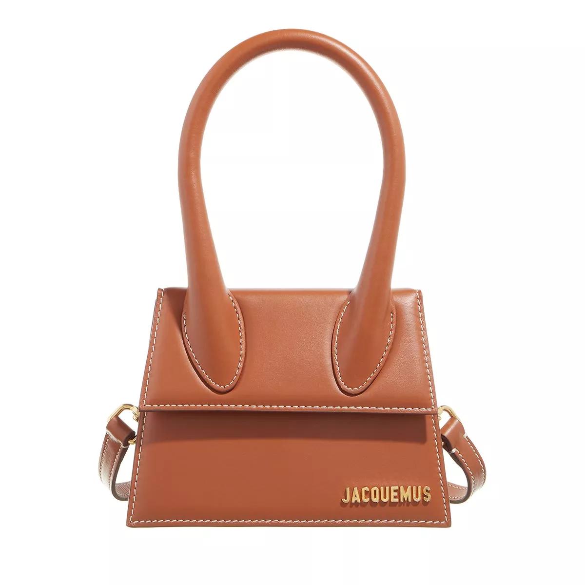 Jacquemus Handtasche - Le Chiquito Moyen Top Handle Bag Leather - Gr. unisize - in Cognacbraun - für Damen Jacquemus Handtasche - Le Chiquito Moyen Top Handle Bag Leather - Gr. unisize - in Cognacbraun - für Damen von Jacquemus
