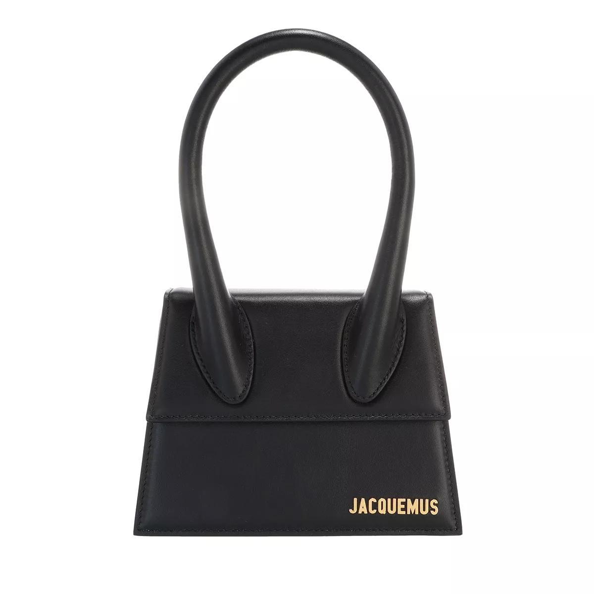 Jacquemus Henkeltasche - Le Chiquito Moyen Top Handle Bag Leather - Gr. unisize - in Schwarz - für Damen von Jacquemus