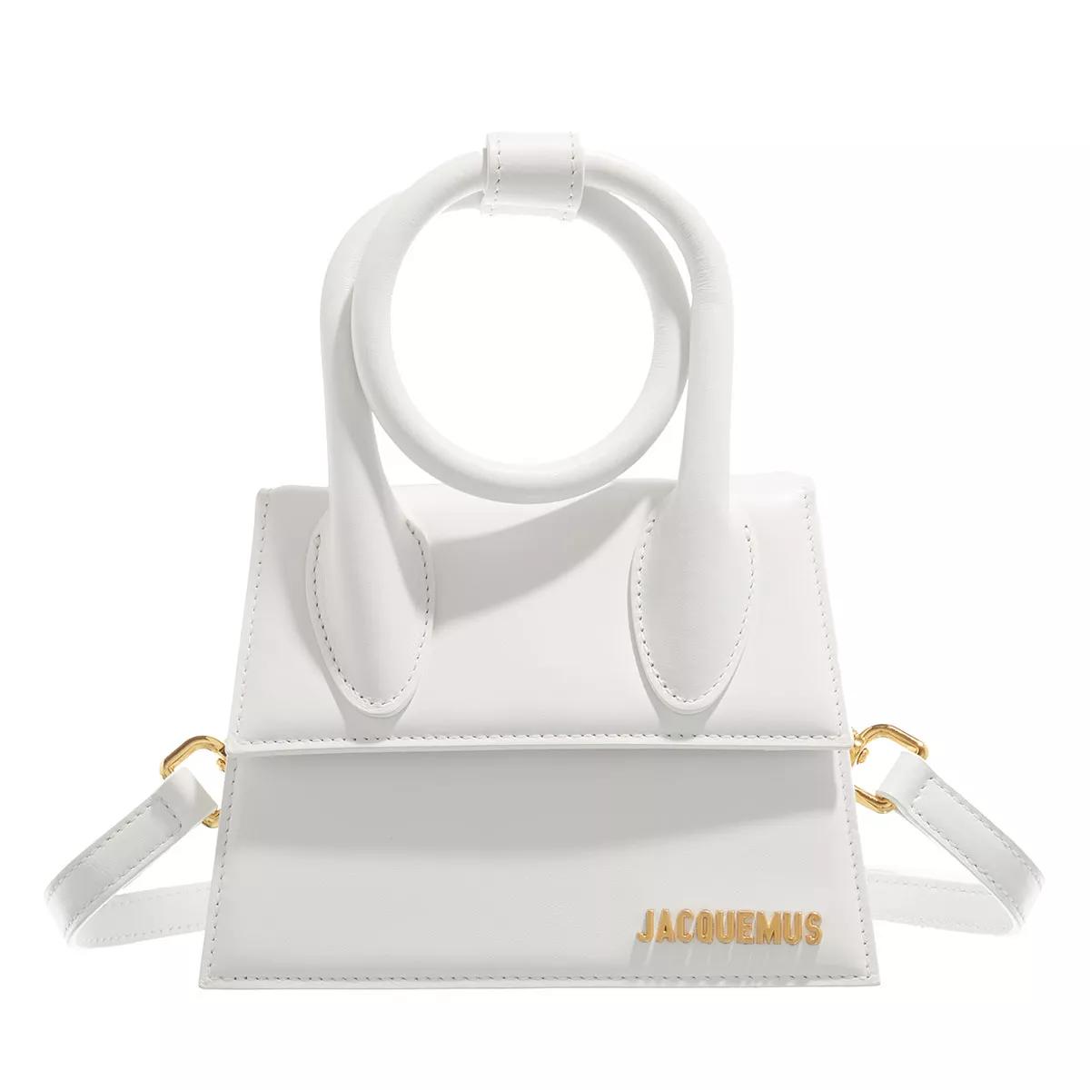 Jacquemus Henkeltasche - Le Chiquito Noeud Handle Bag - Gr. unisize - in Weiß - für Damen von Jacquemus