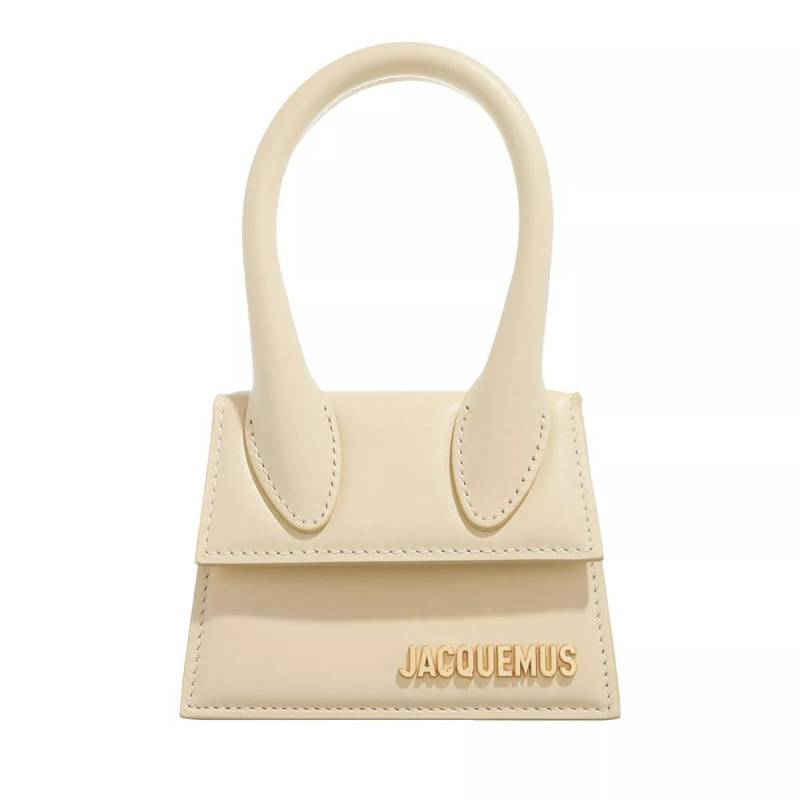 Jacquemus Henkeltasche - Le Chiquito Top Handle Bag Leather - Gr. unisize - in Creme - für Damen von Jacquemus