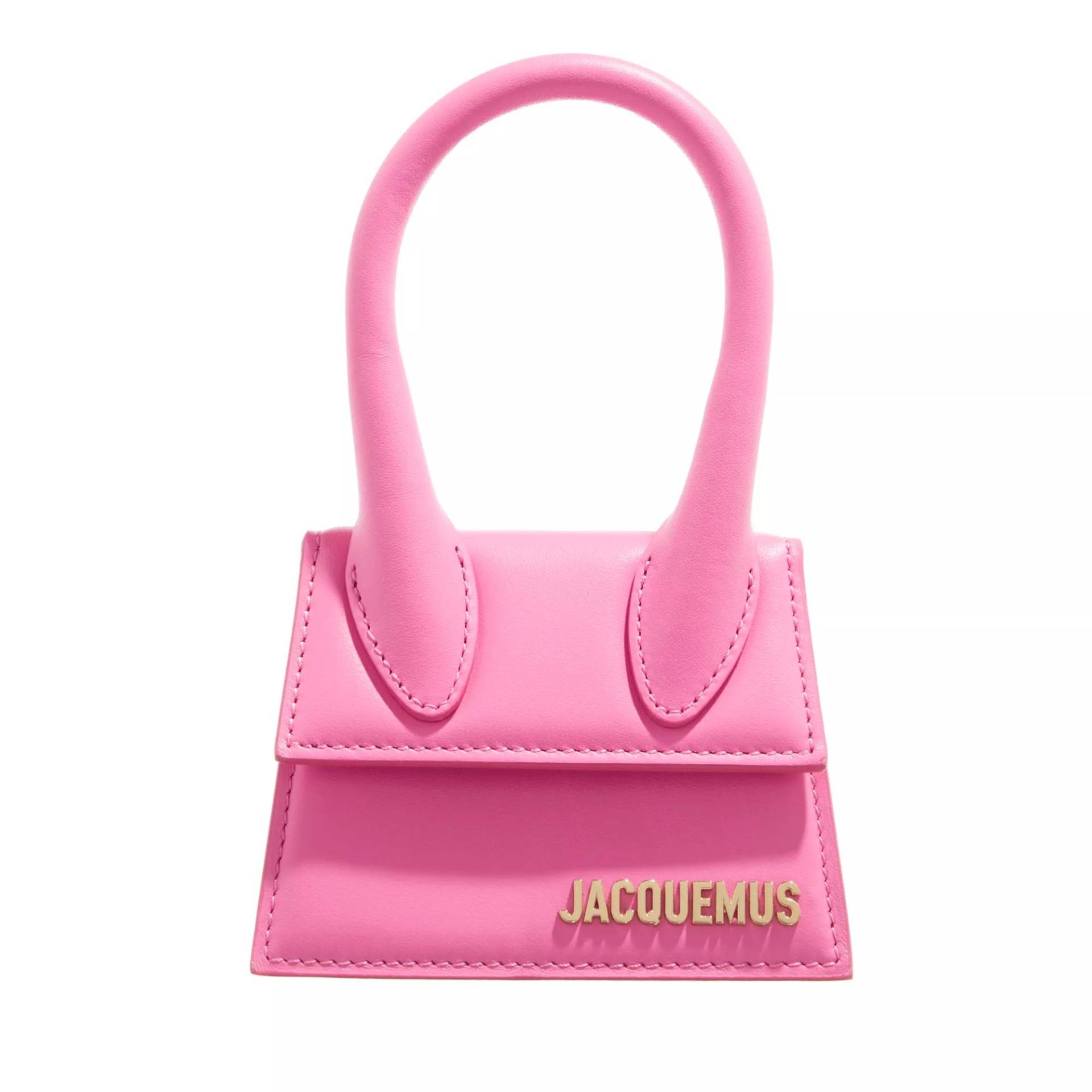 Jacquemus Henkeltasche - Le Chiquito Top Handle Bag Leather - Gr. unisize - in Rosa - für Damen von Jacquemus