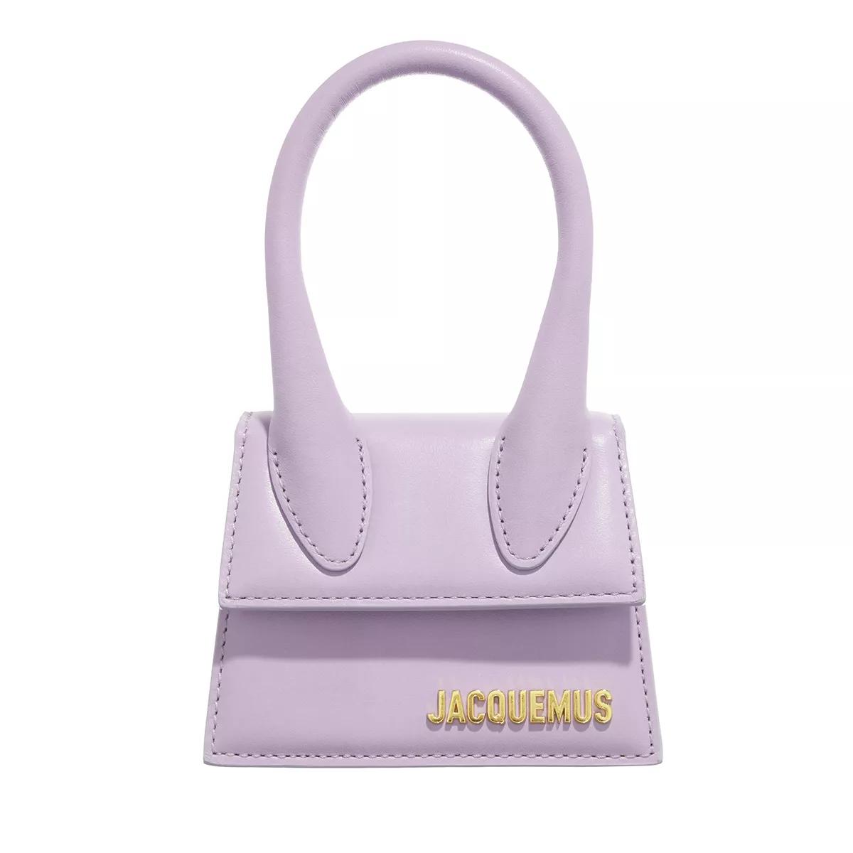 Jacquemus Henkeltasche - Le Chiquito Top Handle Bag Leather - Gr. unisize - in Violett - für Damen von Jacquemus