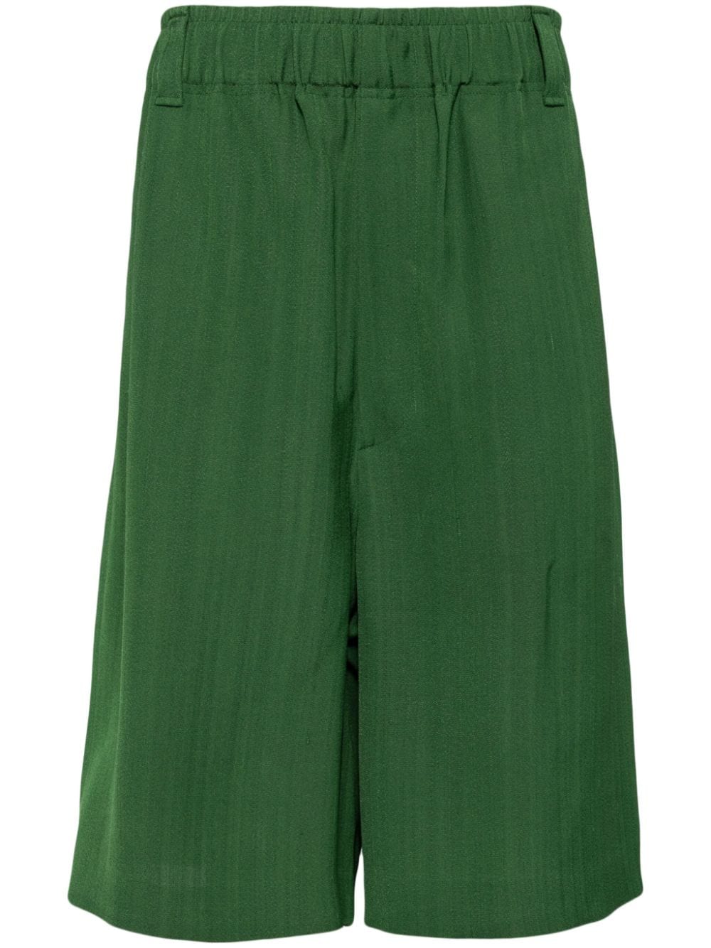 Jacquemus Juego elasticated-waist bermuda shorts - Green von Jacquemus