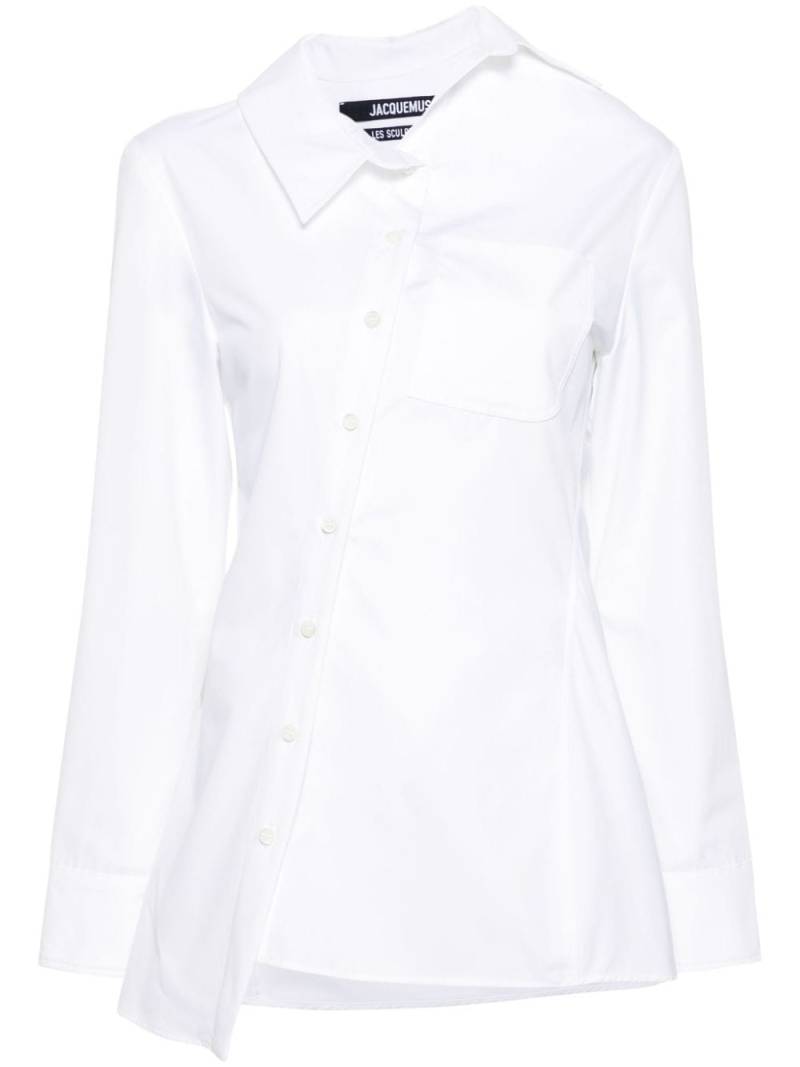 Jacquemus La Chemise Pablo cotton shirt - White von Jacquemus