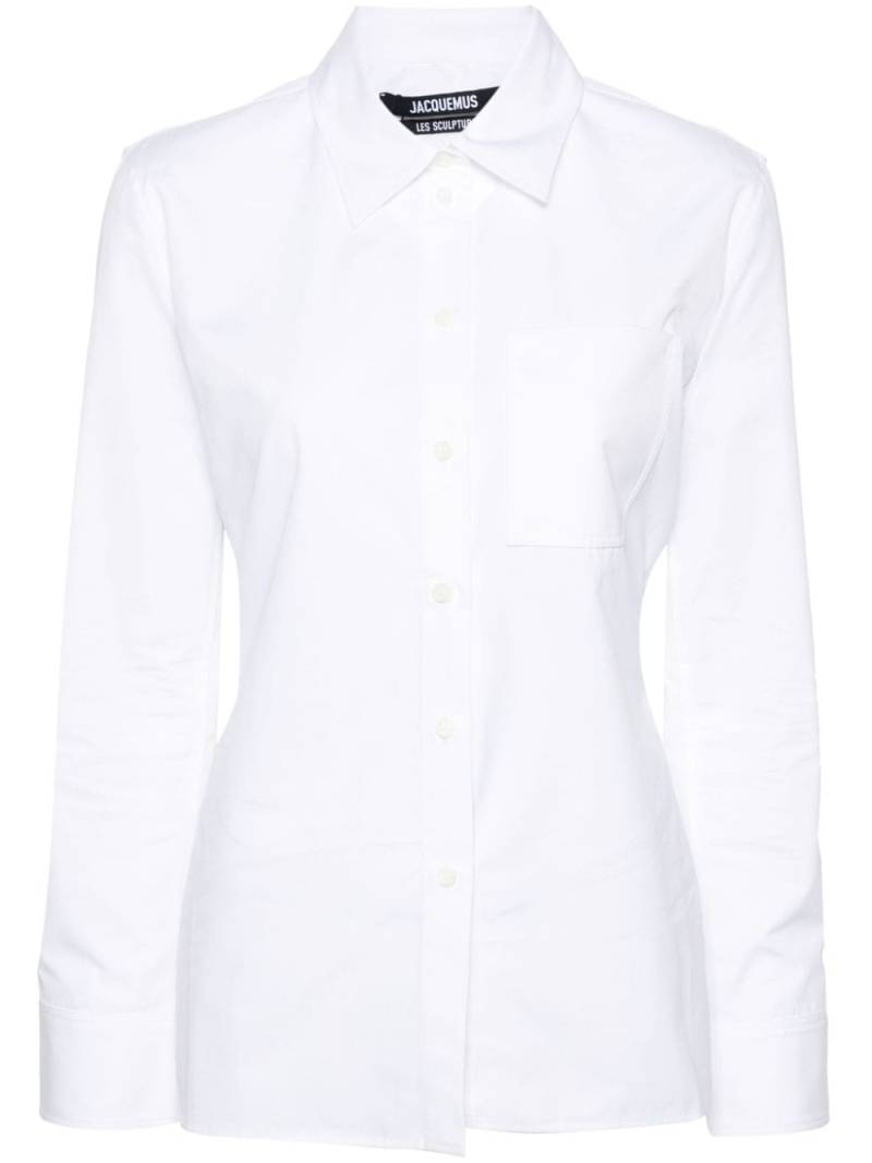 Jacquemus La Chemise de Costume cotton shirt - White von Jacquemus