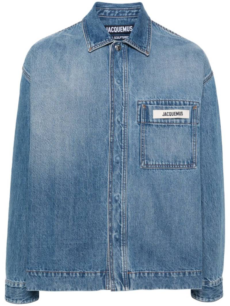 Jacquemus La Chemise de Nimes denim shirt - Blue von Jacquemus