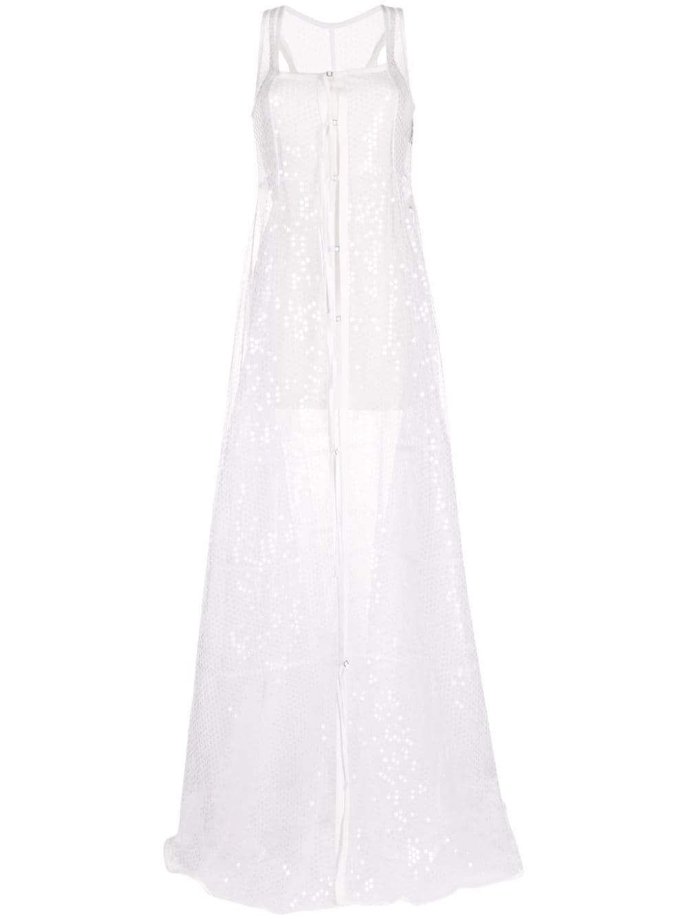 Jacquemus La Robe Dentelle maxi dress - White von Jacquemus