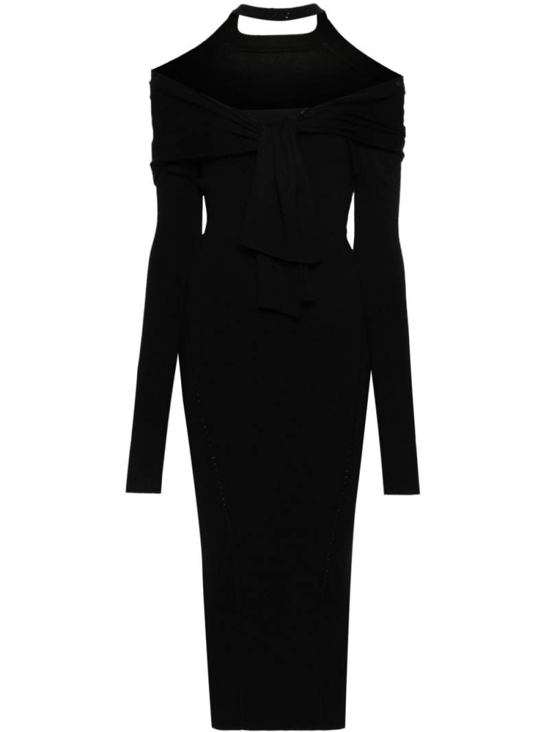 Jacquemus La Robe Doble midi dress - Black von Jacquemus