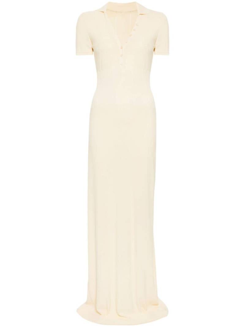 Jacquemus La Robe Yauco knitted maxi dress - Yellow von Jacquemus