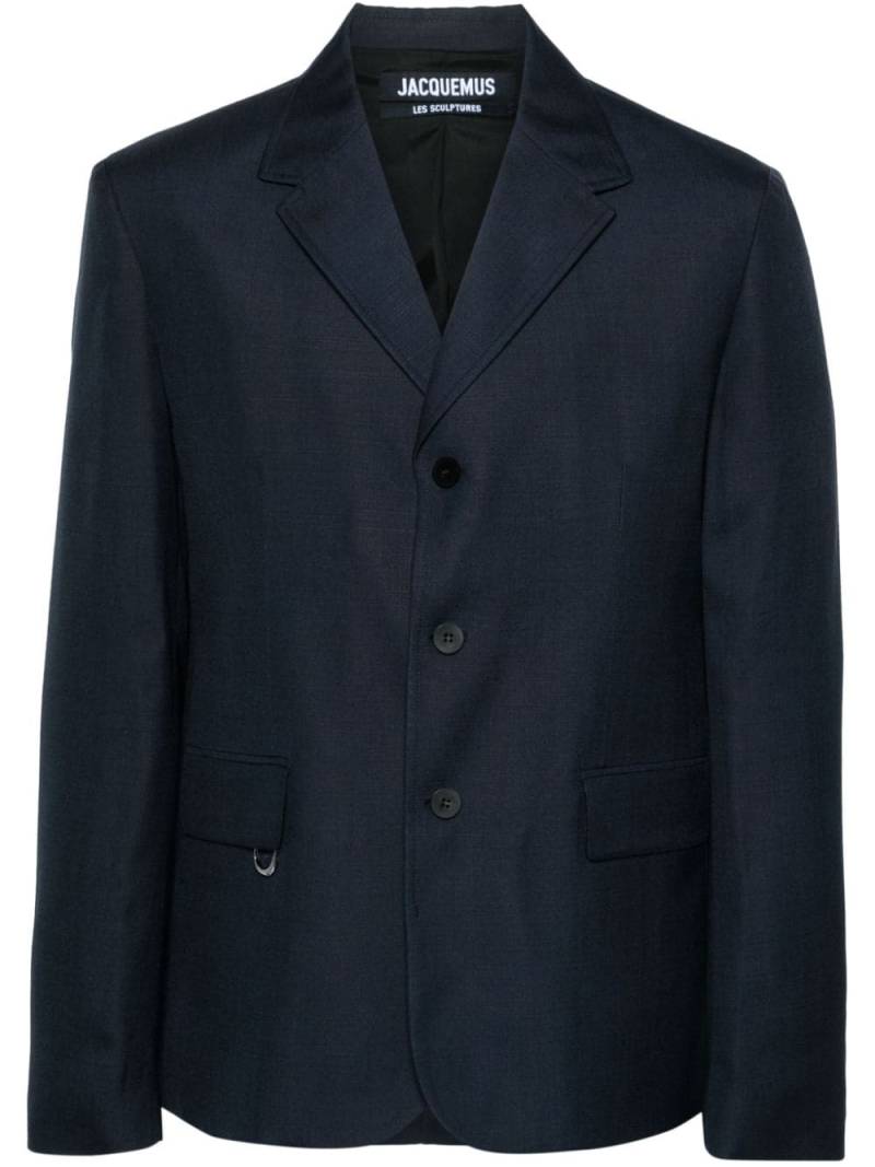 Jacquemus La Veste Cabri single-breasted blazer - Blue von Jacquemus