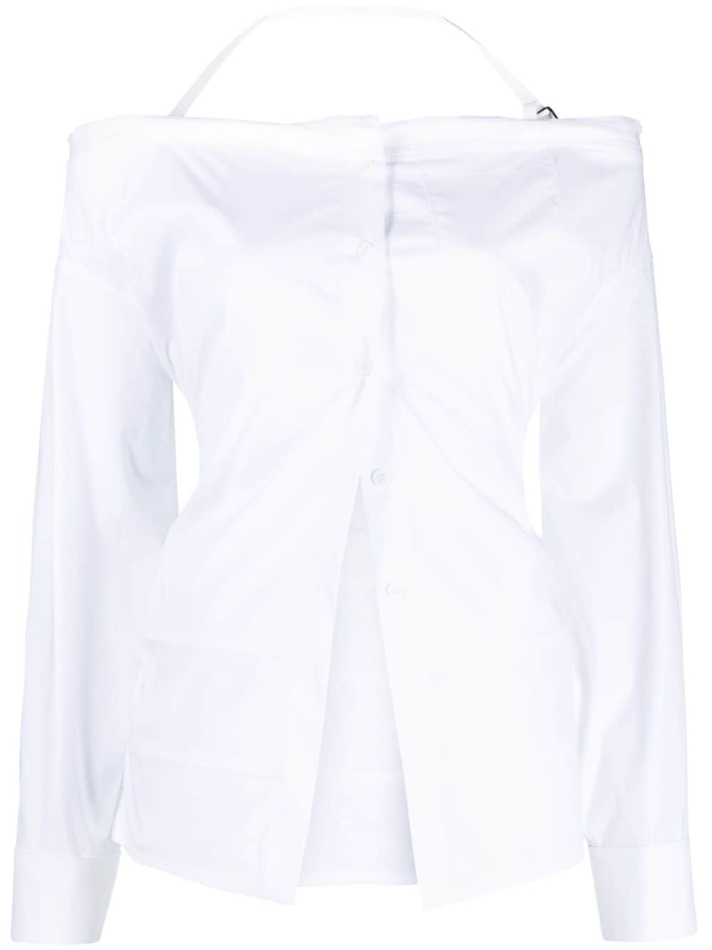 Jacquemus La chemise Peplo blouse - White von Jacquemus