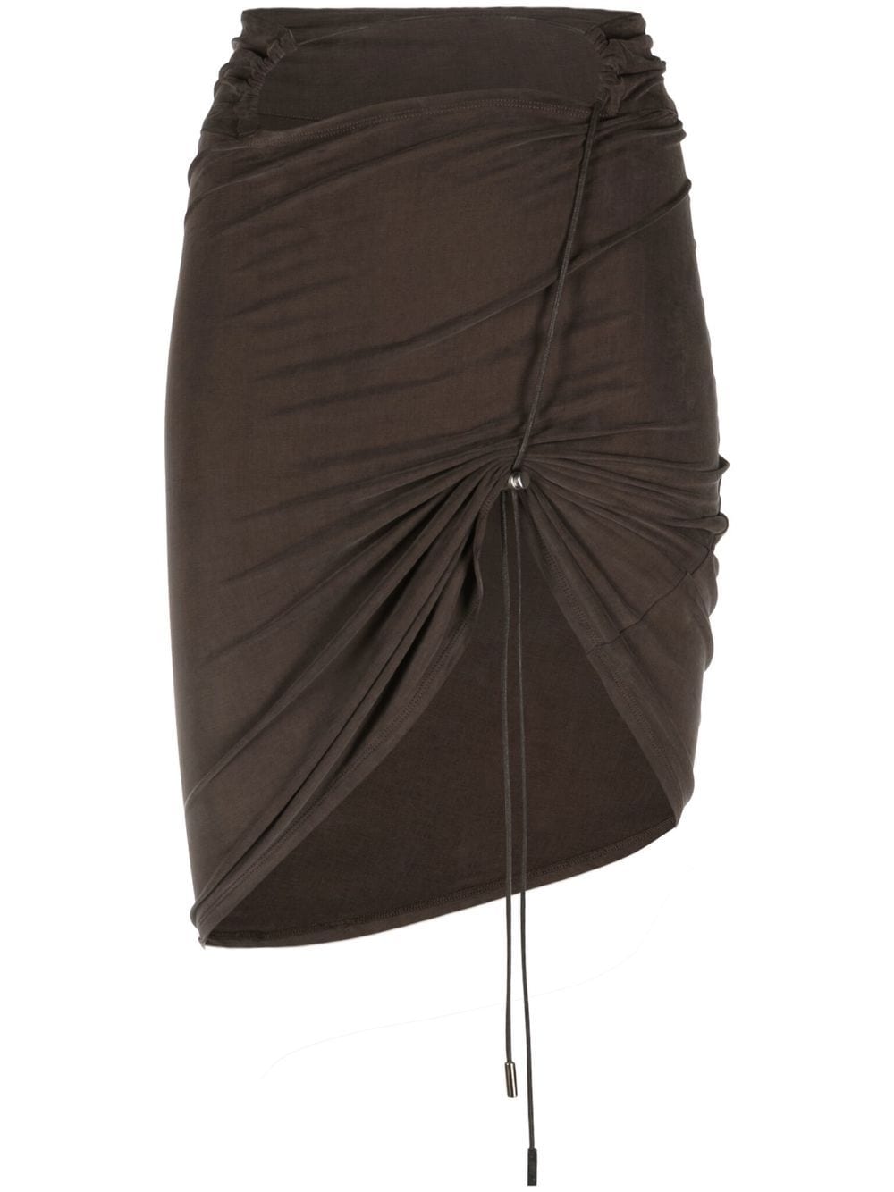 Jacquemus La jupe Espelho court miniskirt - Brown von Jacquemus