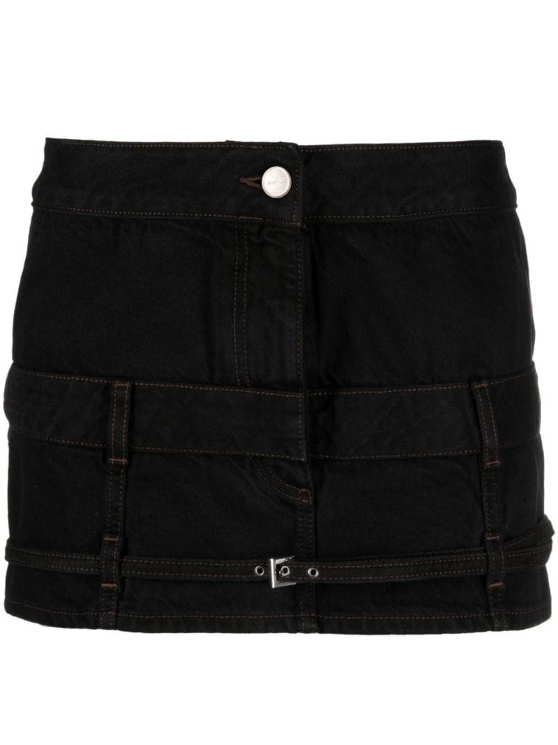 Jacquemus La Mini De Nimes Criollo denim miniskirt - Black von Jacquemus