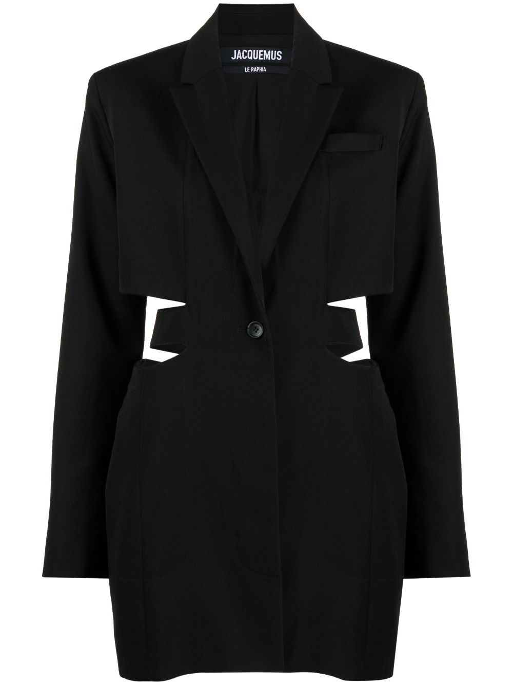 Jacquemus La robe Bari blazer mini dress - Black von Jacquemus