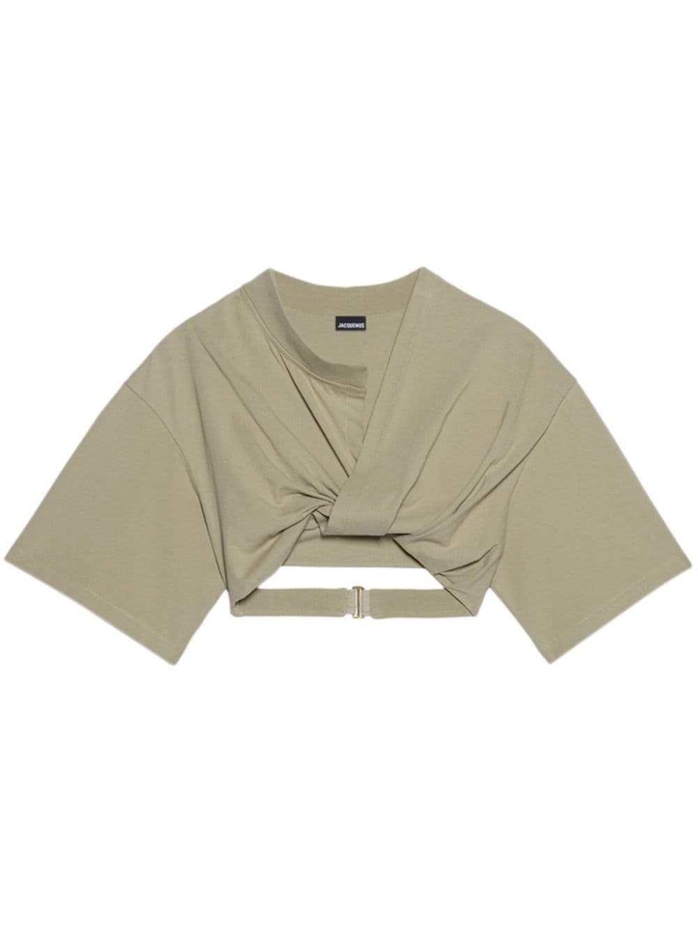 Jacquemus Le T-shirt Bahia Courte top - Green von Jacquemus