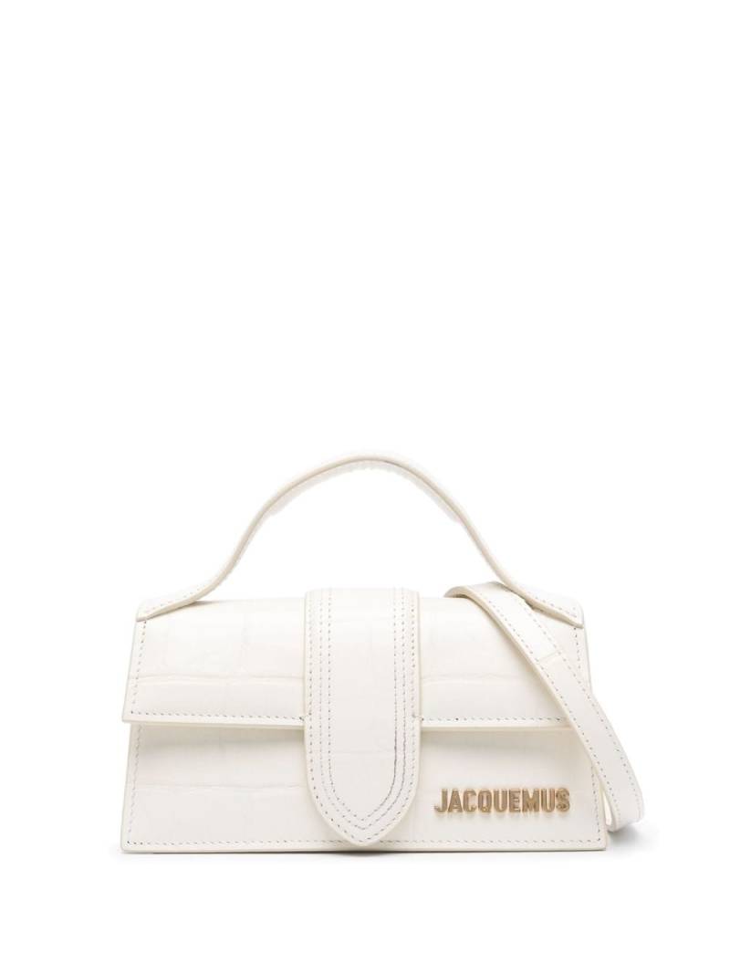 Jacquemus Le Bambino leather mini bag - White von Jacquemus