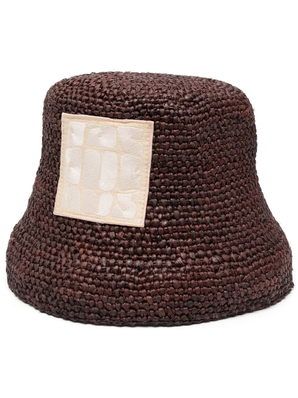 Jacquemus Le Bob Ficiu bucket hat - Brown von Jacquemus