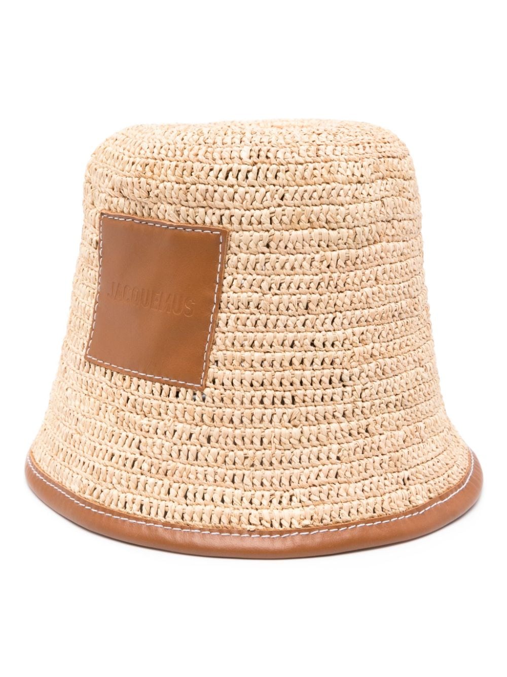 Jacquemus Le Bob Soli bucket hat - Neutrals von Jacquemus
