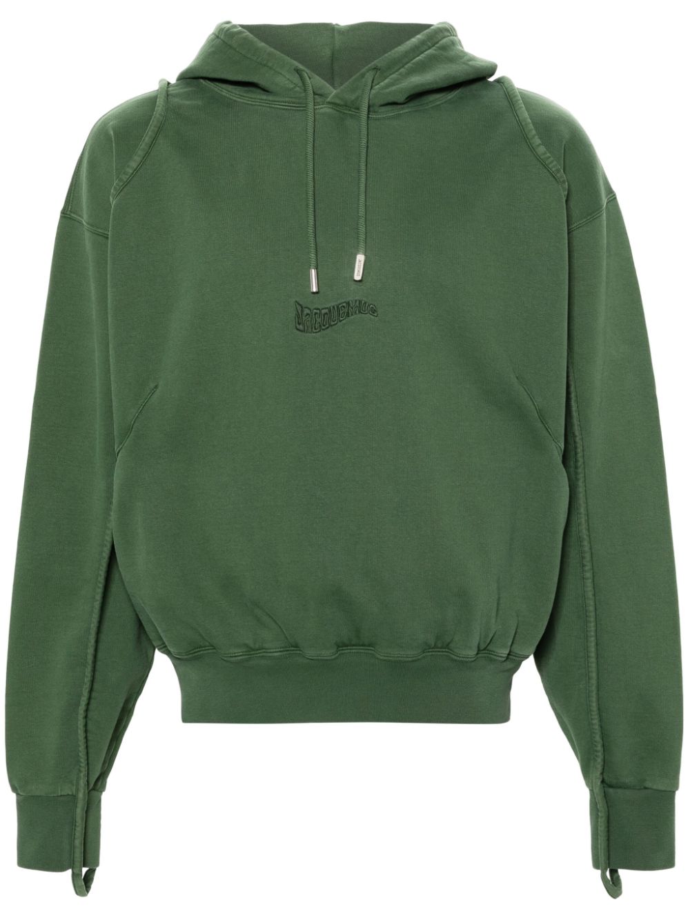 Jacquemus Le Sweatshirt Camargue cotton top - Green von Jacquemus