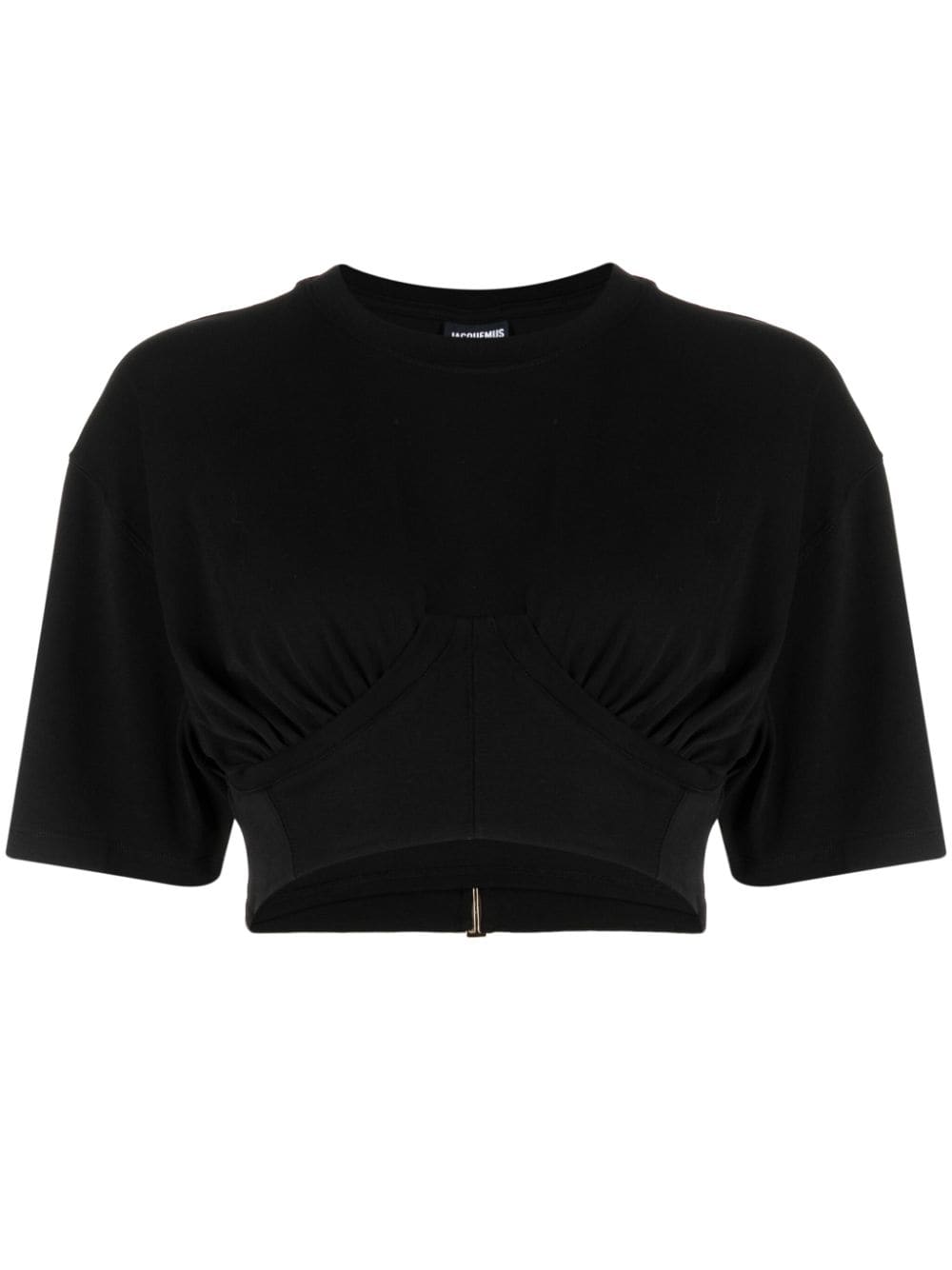 Jacquemus Le Caraco cropped T-shirt - Black von Jacquemus