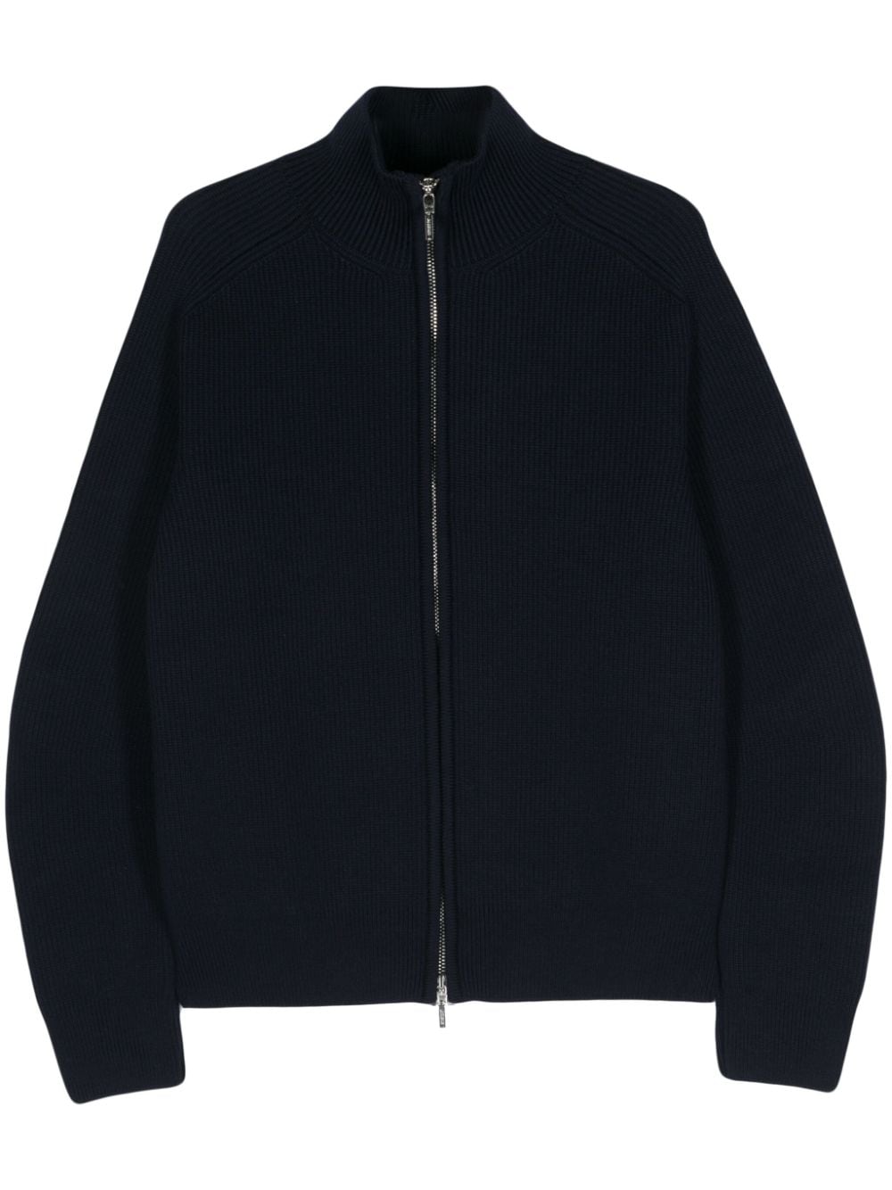 Jacquemus Le Cardigan Zippé knitted jacket - Blue von Jacquemus