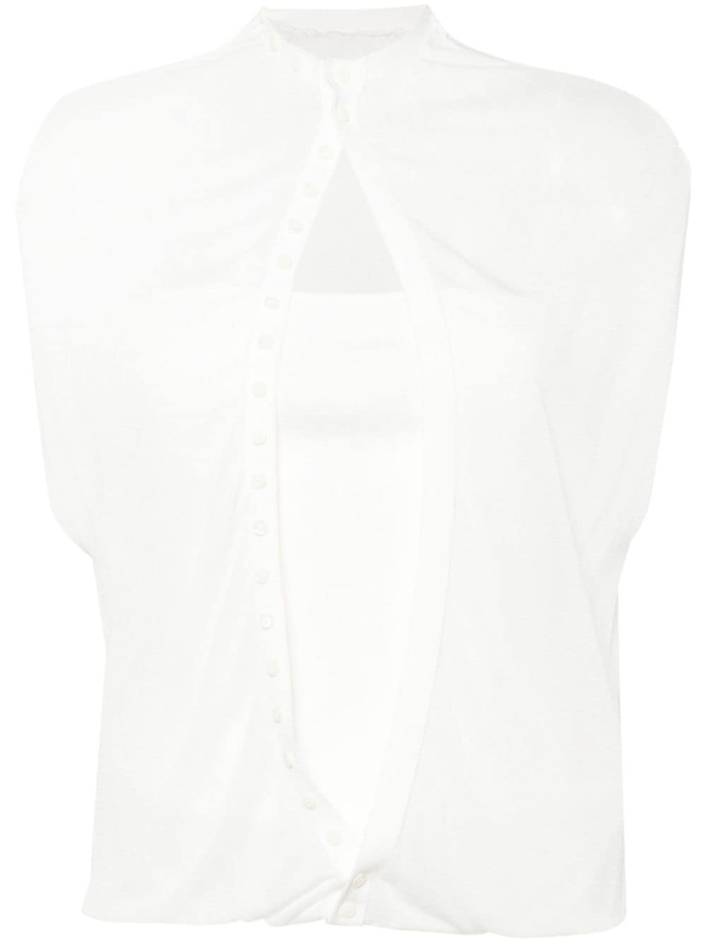 Jacquemus Le Haut Capa knitted top - White von Jacquemus