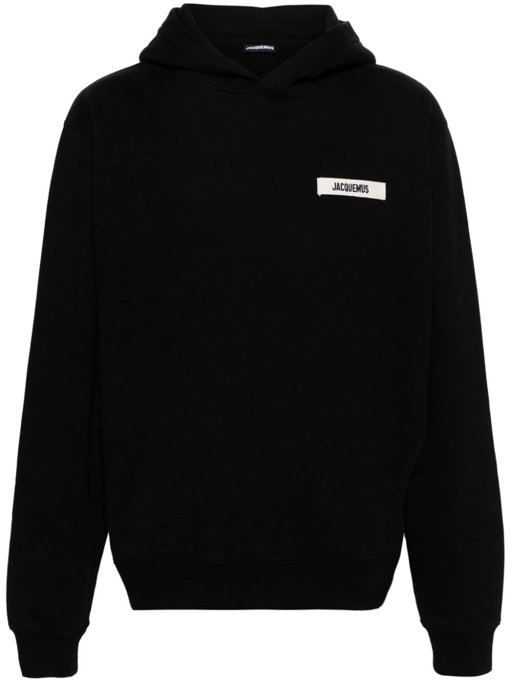 Jacquemus Le Hoodie Gros Grain top - Black von Jacquemus