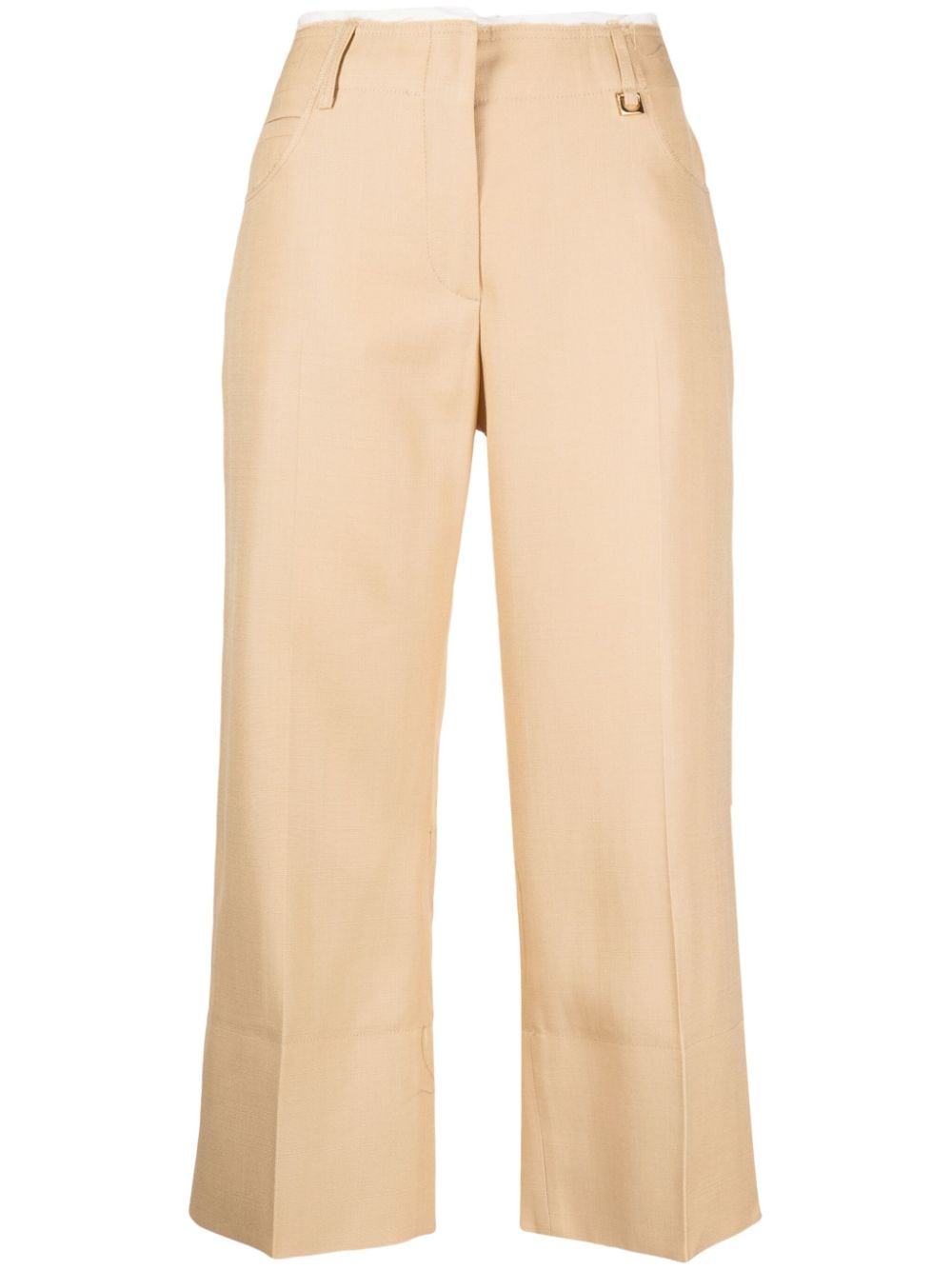 Jacquemus Le Pantalon cropped trousers - Brown von Jacquemus