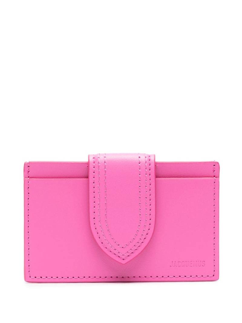 Jacquemus Le Porte-Carte leather wallet - Pink von Jacquemus