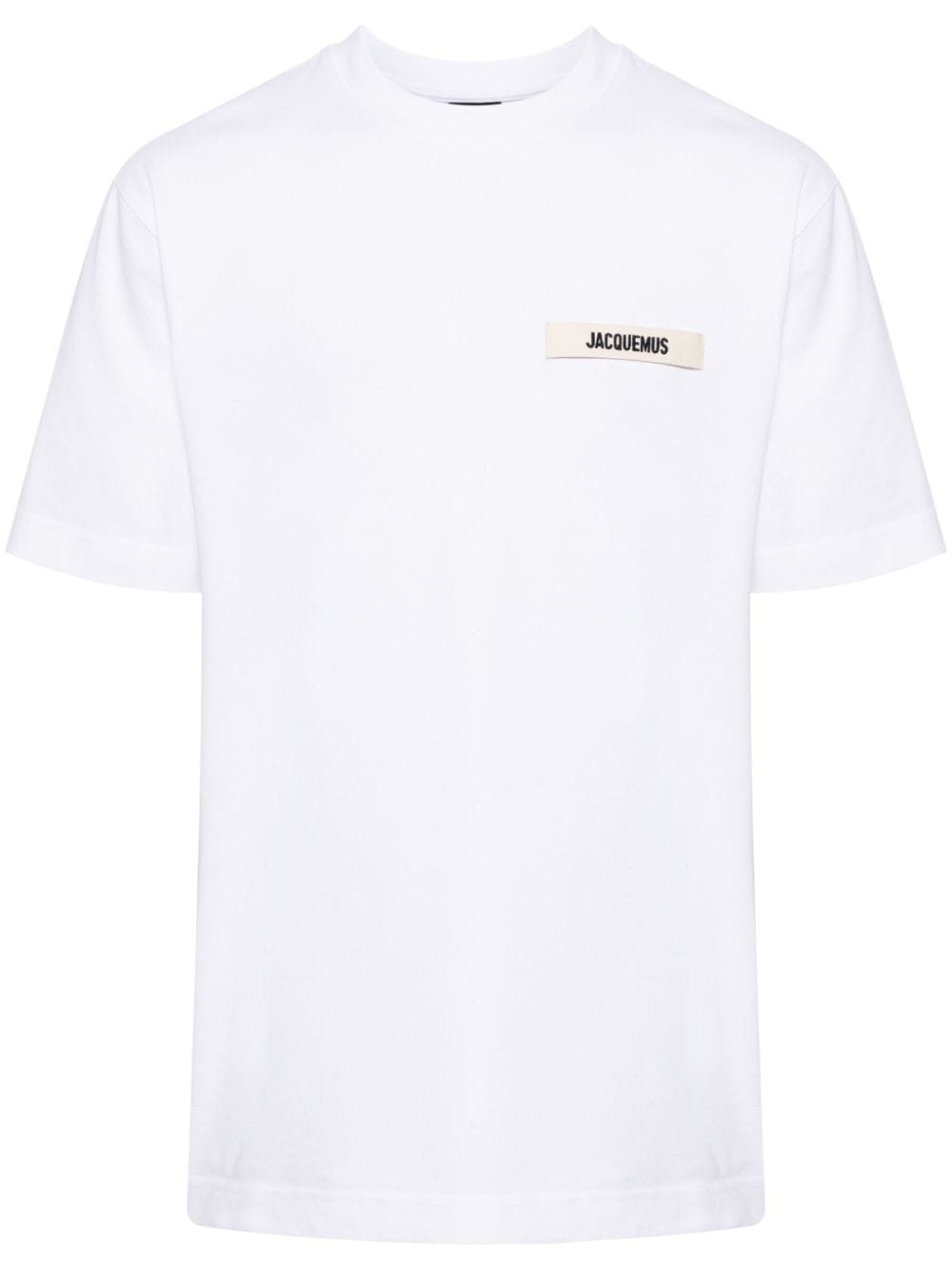 Jacquemus Le T-Shirt Gros Grain top - White von Jacquemus