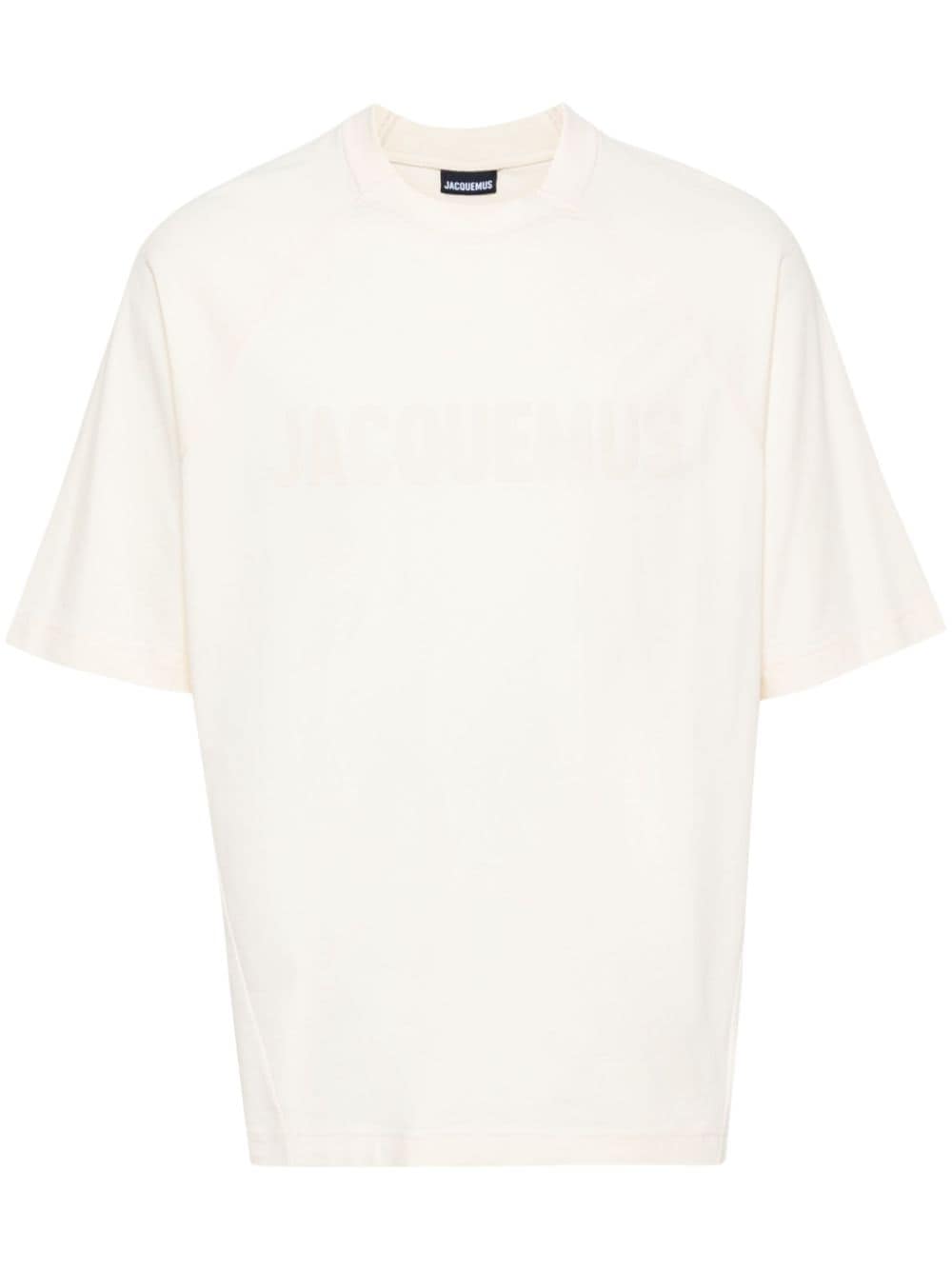 Jacquemus Le T-Shirt Typo cotton T-shirt - Neutrals von Jacquemus