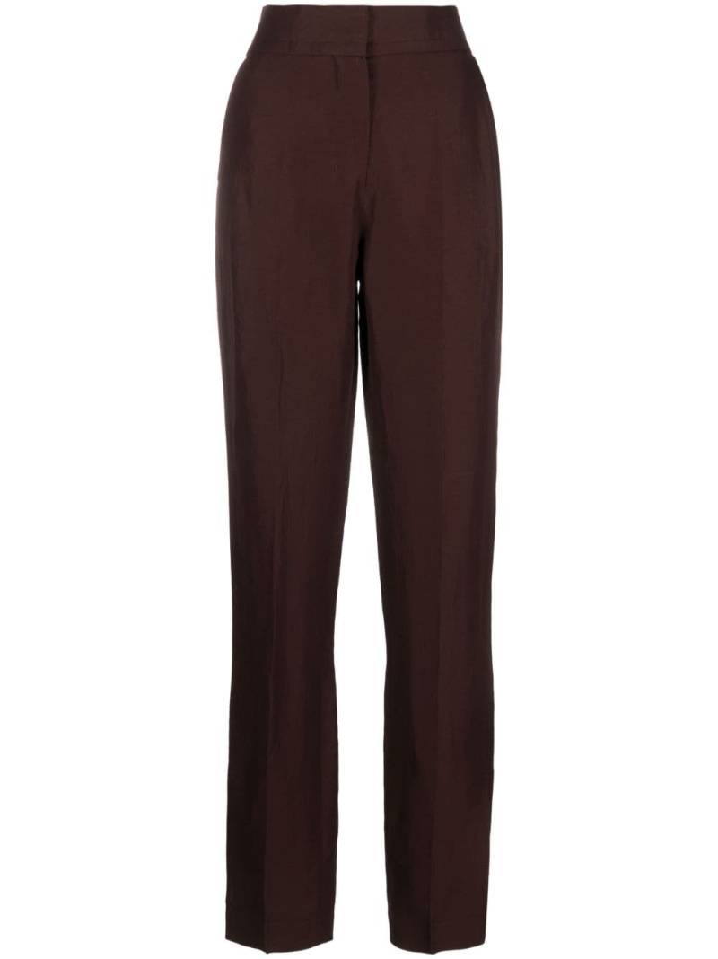 Jacquemus Le Tibau side-slit trousers - Brown von Jacquemus