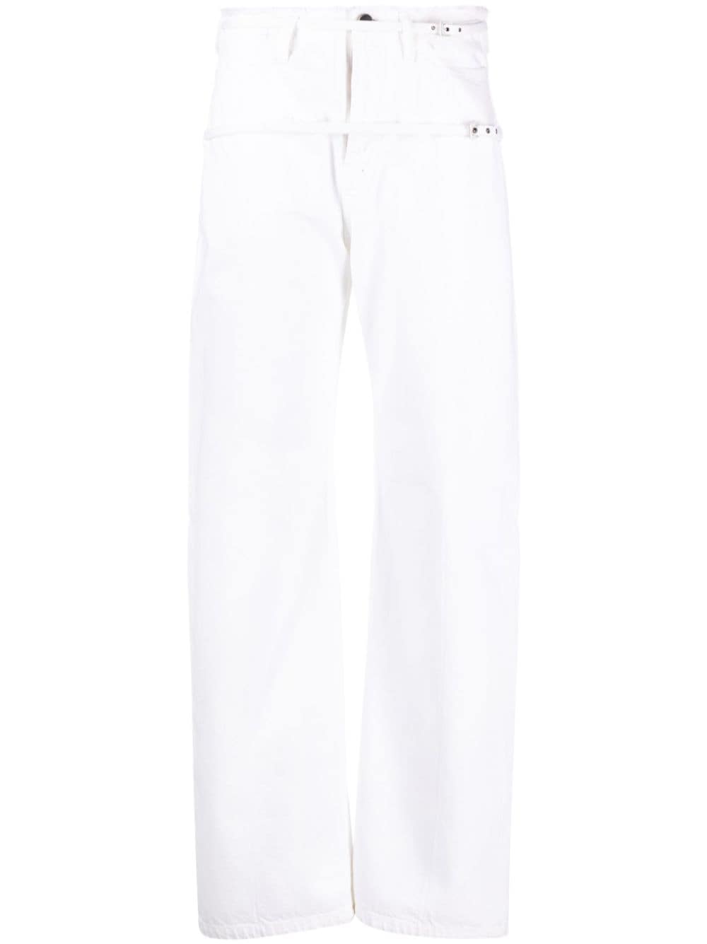 Jacquemus Le de Nîmes Caraco wide-leg jeans - White von Jacquemus