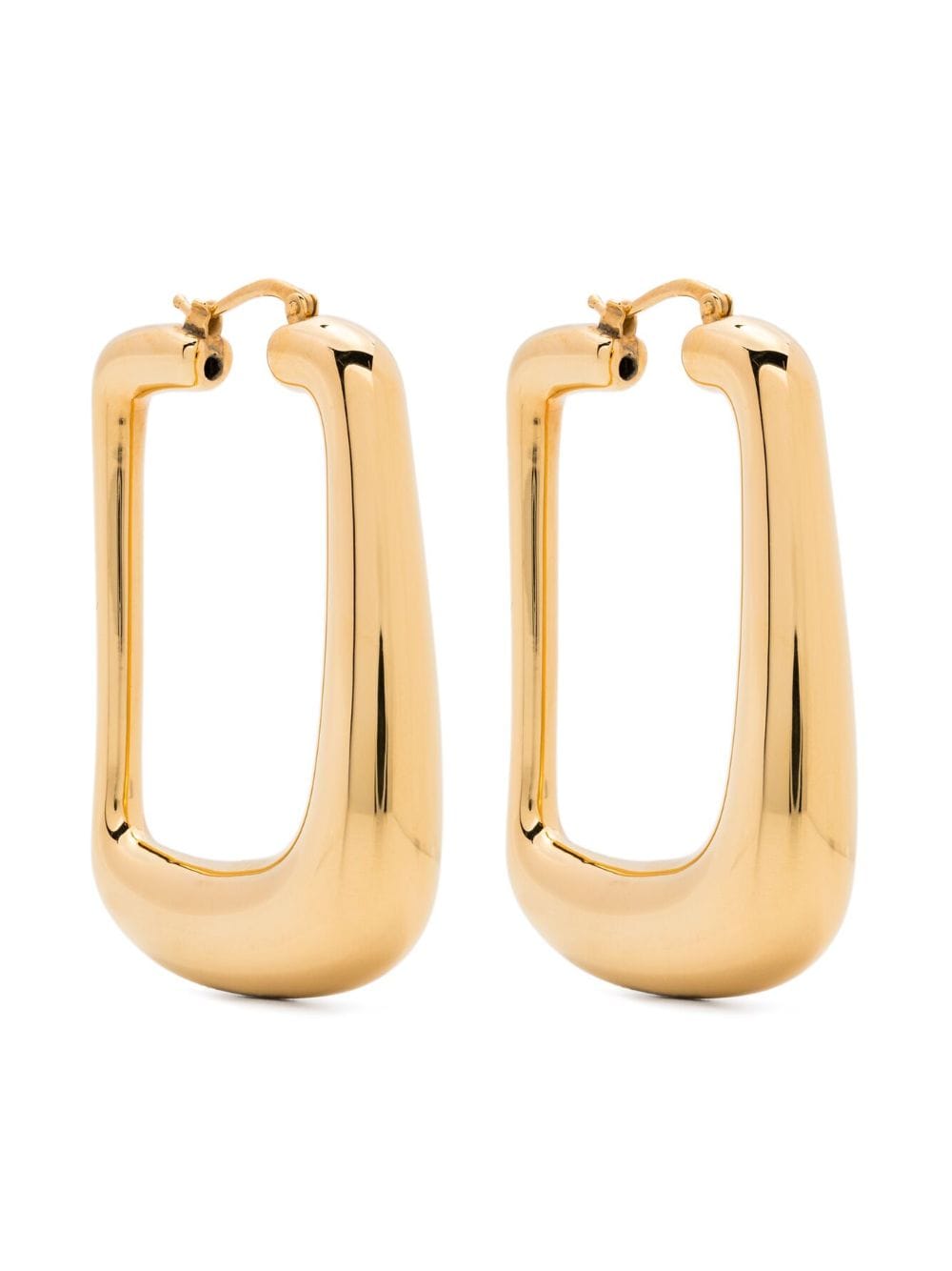 Jacquemus Les Boucles Ovalo hoop earrings - Gold von Jacquemus