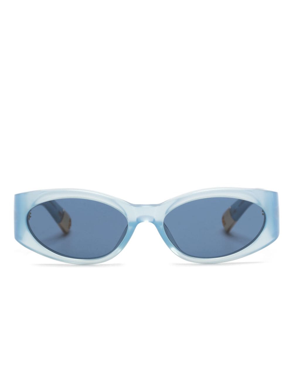 Jacquemus Les Lunettes Ovalo sunglasses - Blue von Jacquemus