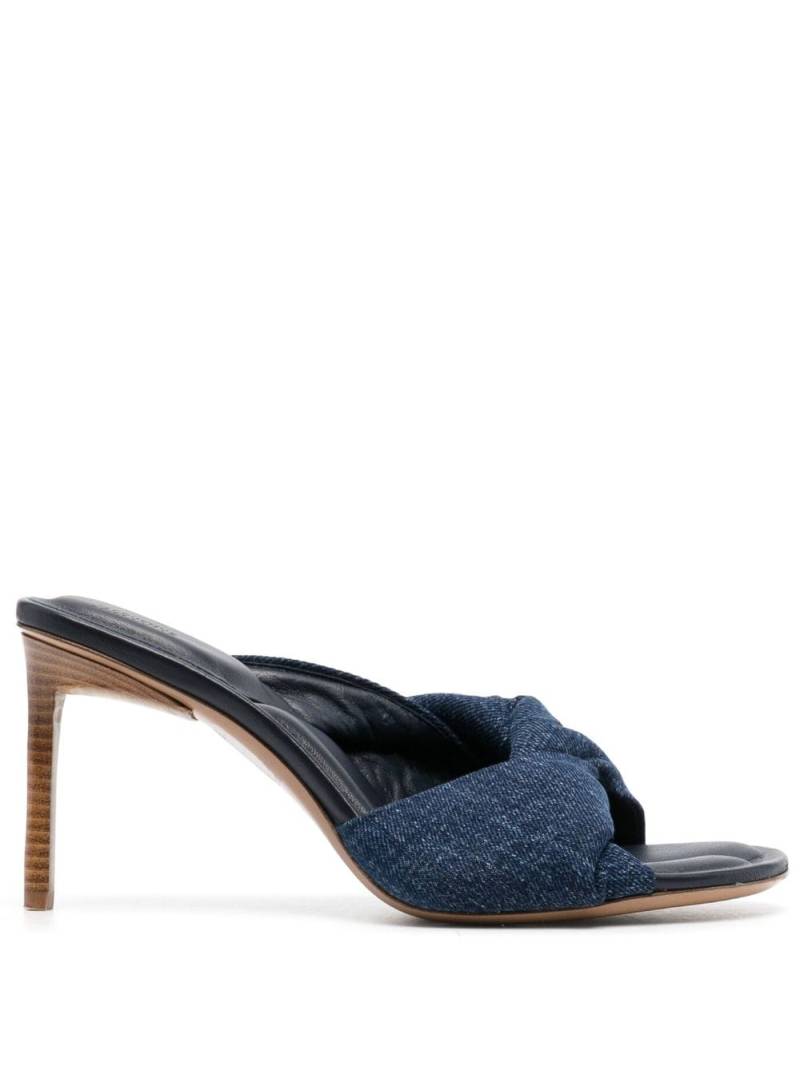 Jacquemus Les mules Bagnu 95mm sandals - Blue von Jacquemus