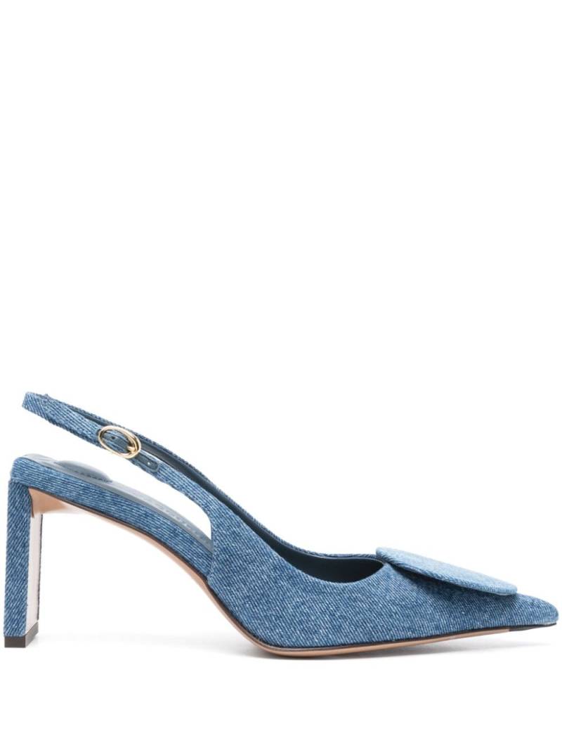 Jacquemus Les Slingbacks Duelo Hautes 85mm pumps - Blue von Jacquemus