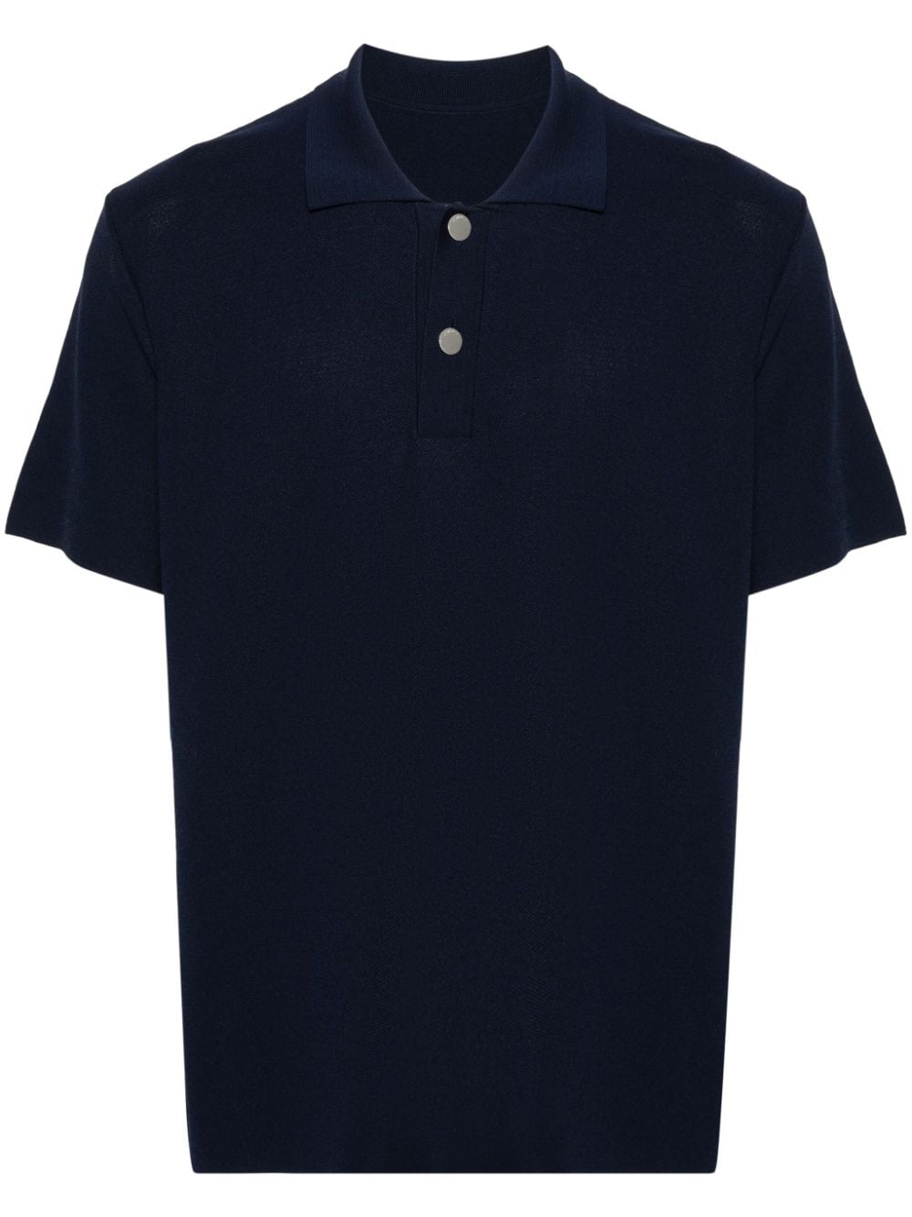 Jacquemus Maille honeycomb-knit polo shirt - Blue von Jacquemus