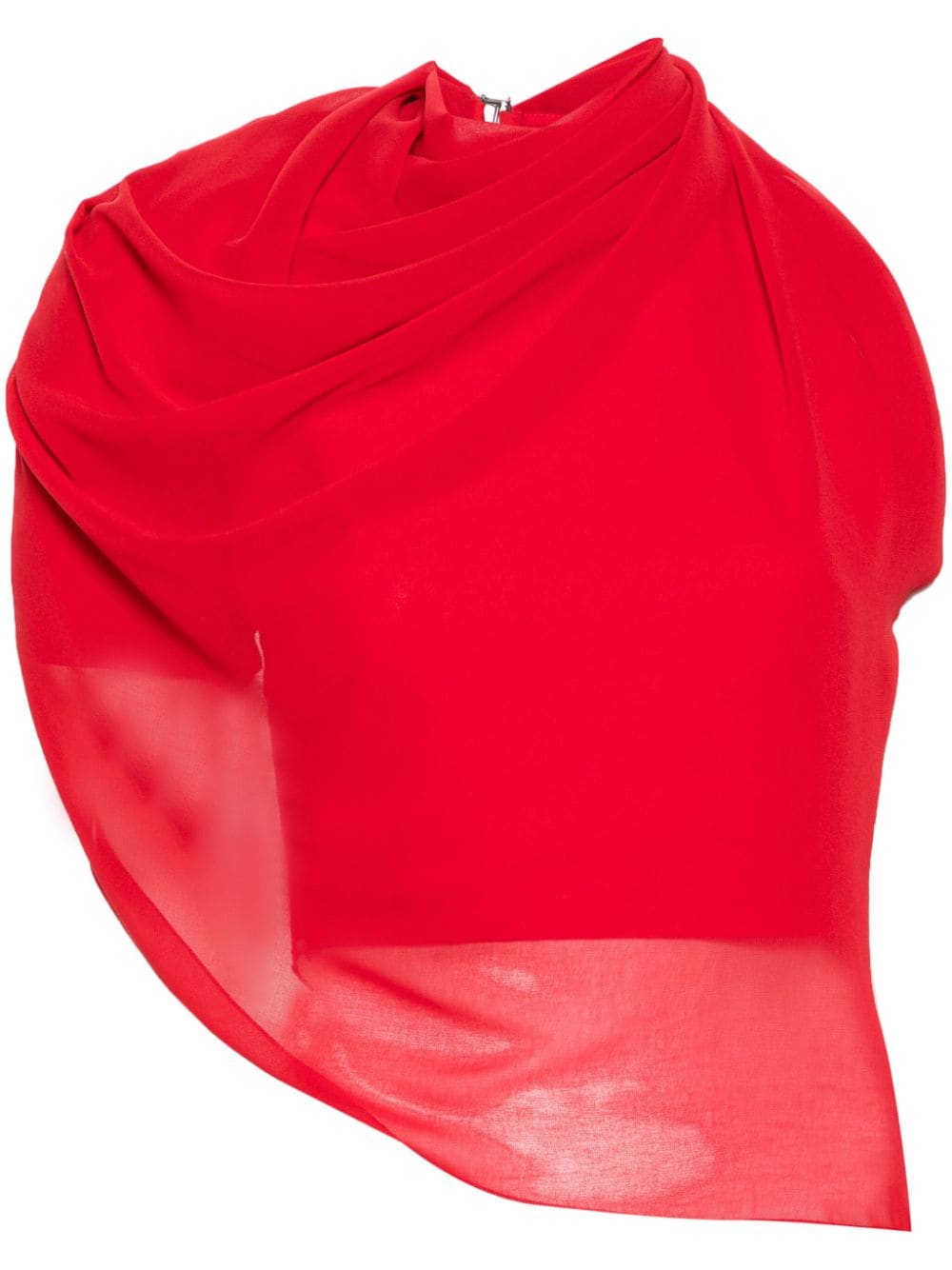 Jacquemus Pablo asymmetric top - Red von Jacquemus