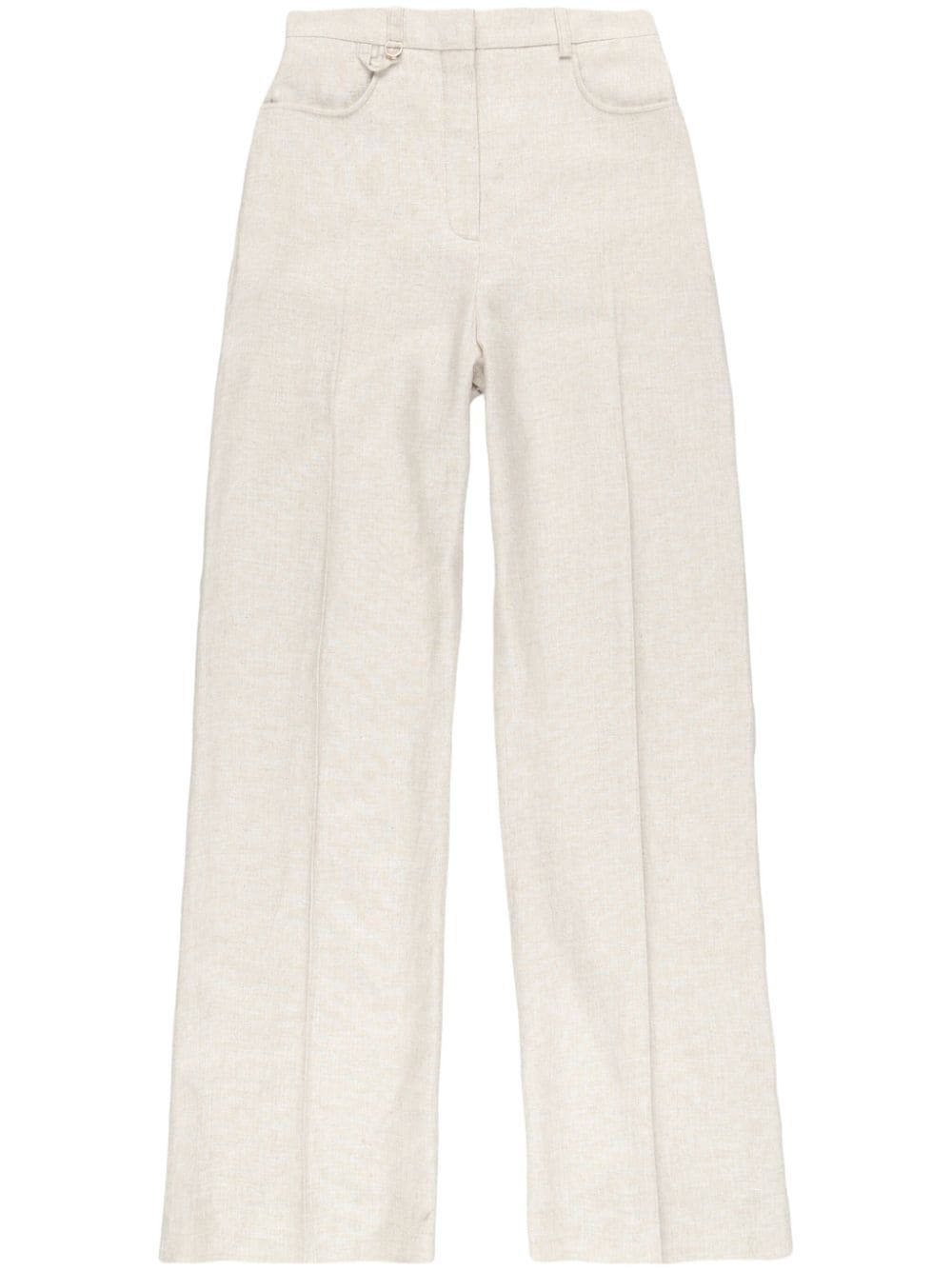 Jacquemus Sauge flared trousers - Neutrals von Jacquemus