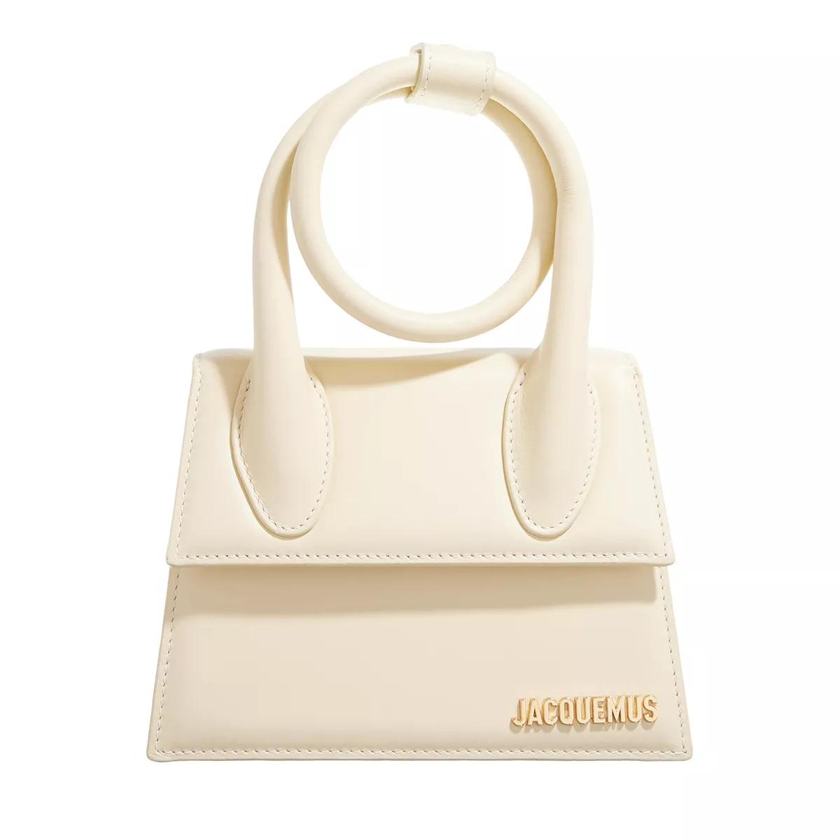 Jacquemus Umhängetasche - Le Chiquito Noeud Shoulder Bag - Gr. unisize - in Creme - für Damen von Jacquemus