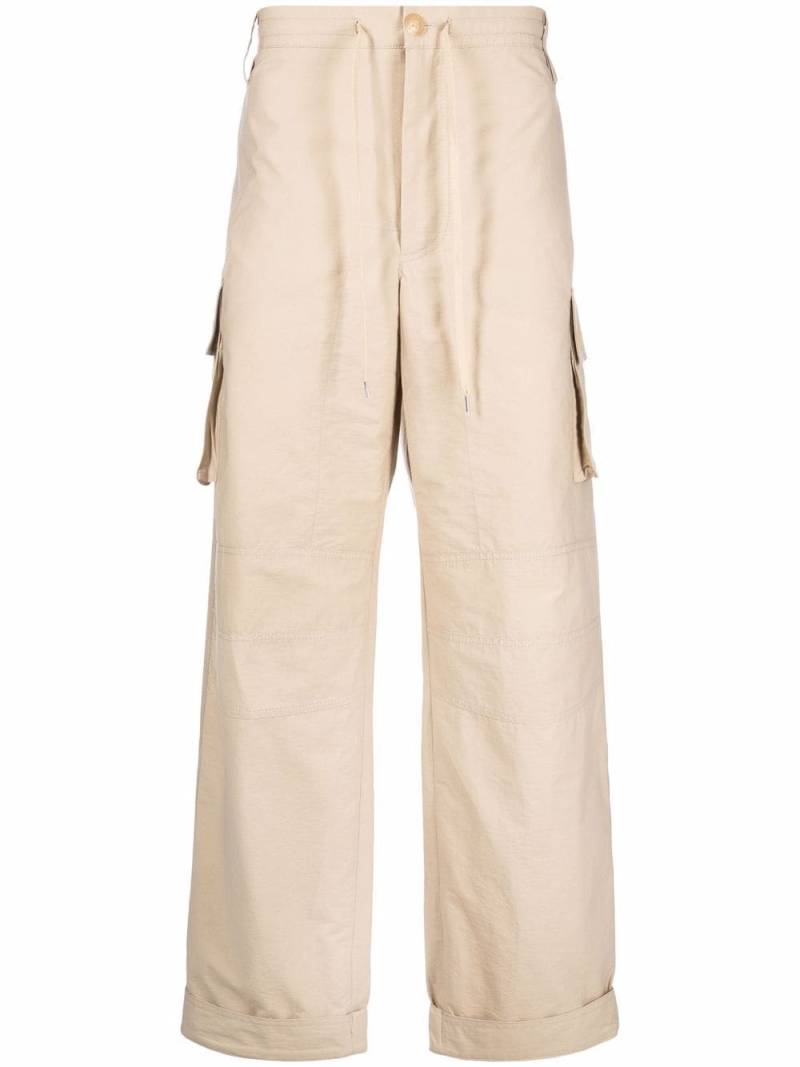 Jacquemus drawstring cargo trousers - Neutrals von Jacquemus