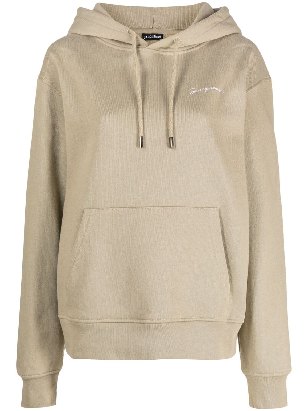 Jacquemus embroidered logo hoodie - Green von Jacquemus