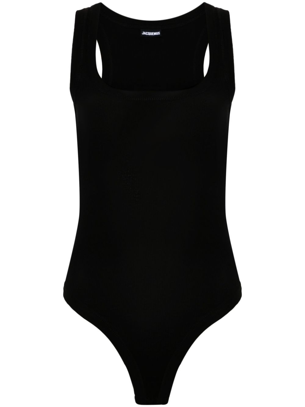 Jacquemus Le Body Gros Grain bodysuit - Black von Jacquemus