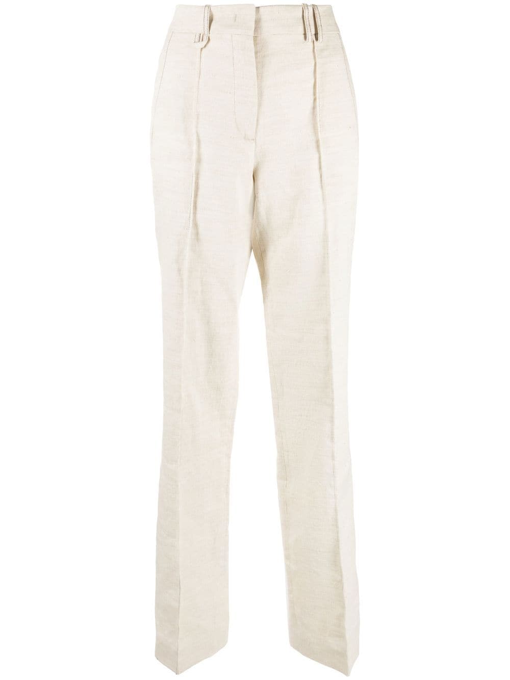 Jacquemus high-waisted tailored trousers - Neutrals von Jacquemus