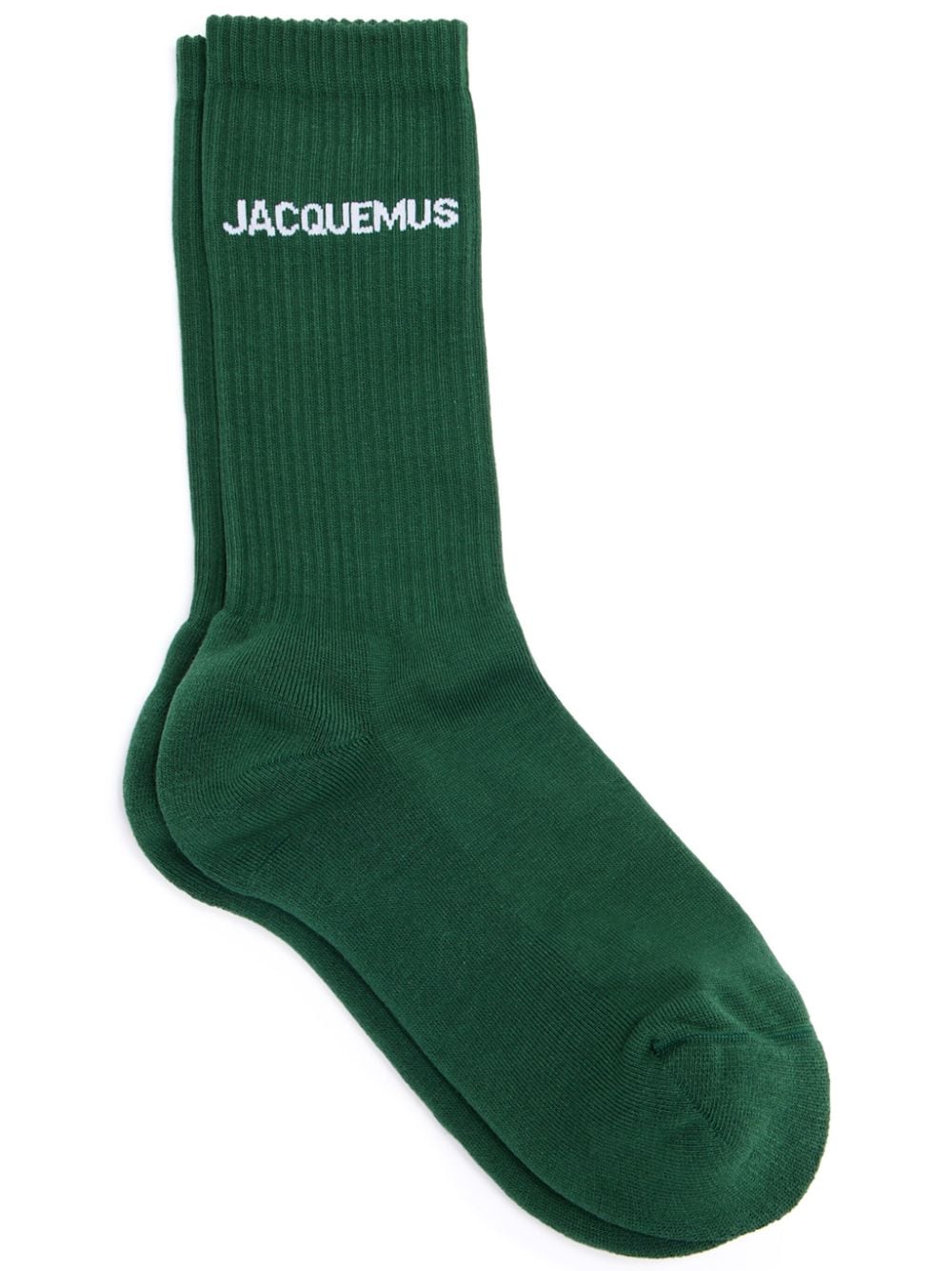 Jacquemus Les Chaussettes Jacquemus logo-intarsia socks - Green von Jacquemus