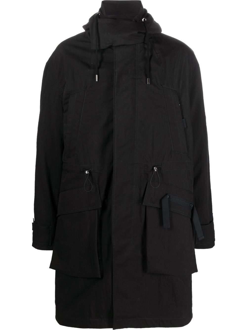 Jacquemus hooded parka coat - Black von Jacquemus