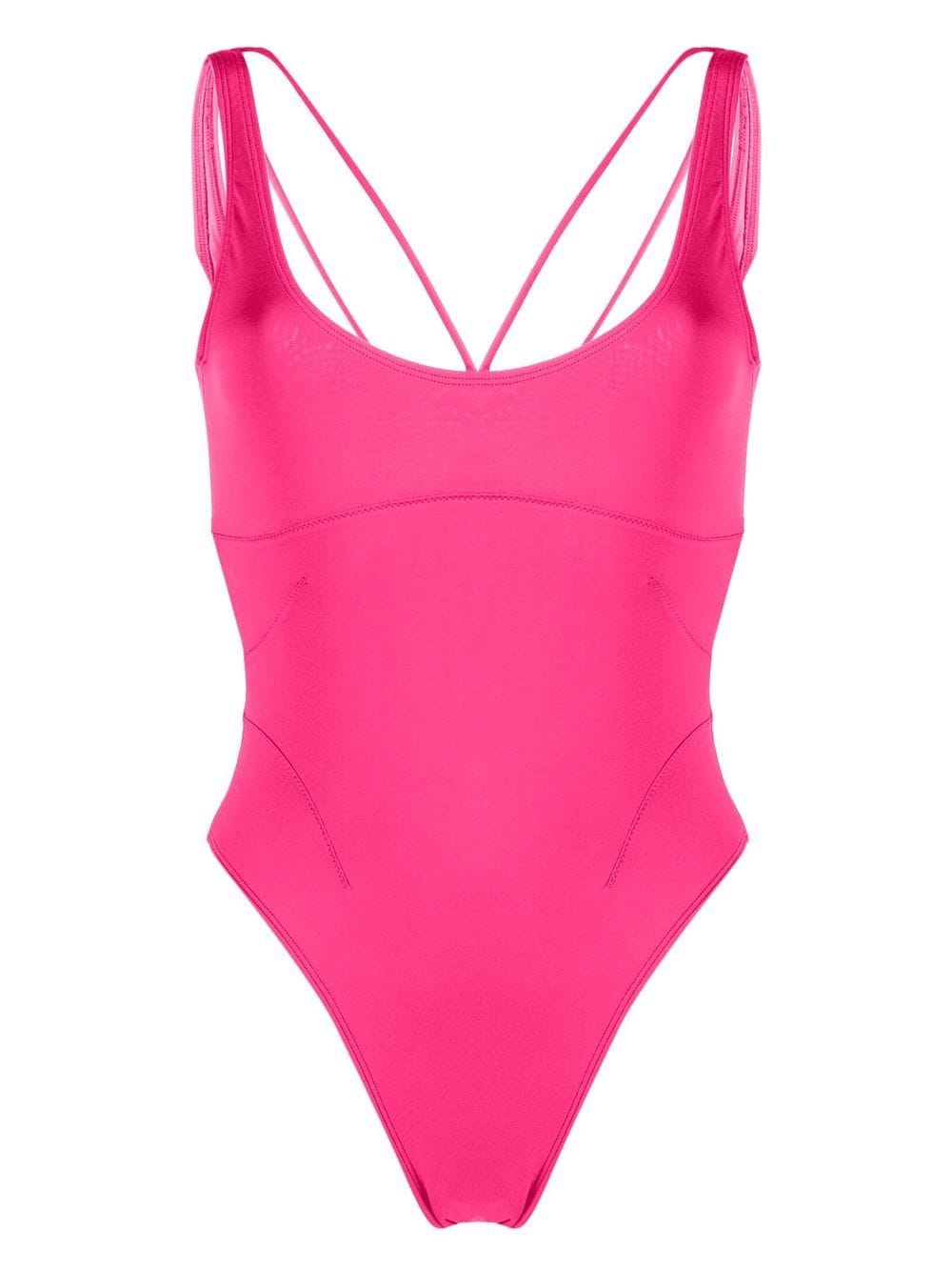 Jacquemus Le Maillot Signature swimsuit - Pink von Jacquemus